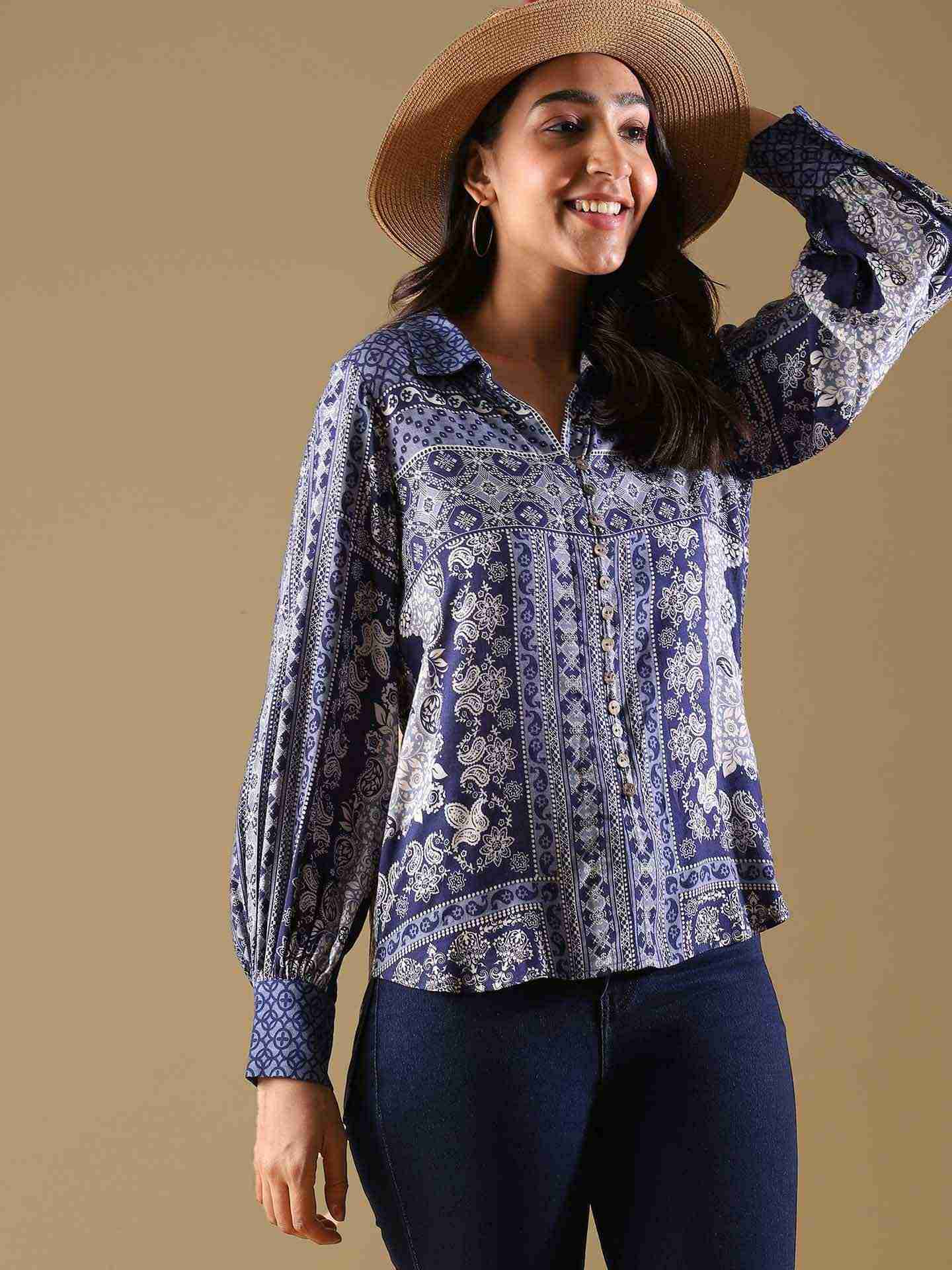 Blue Monochrome Shirt