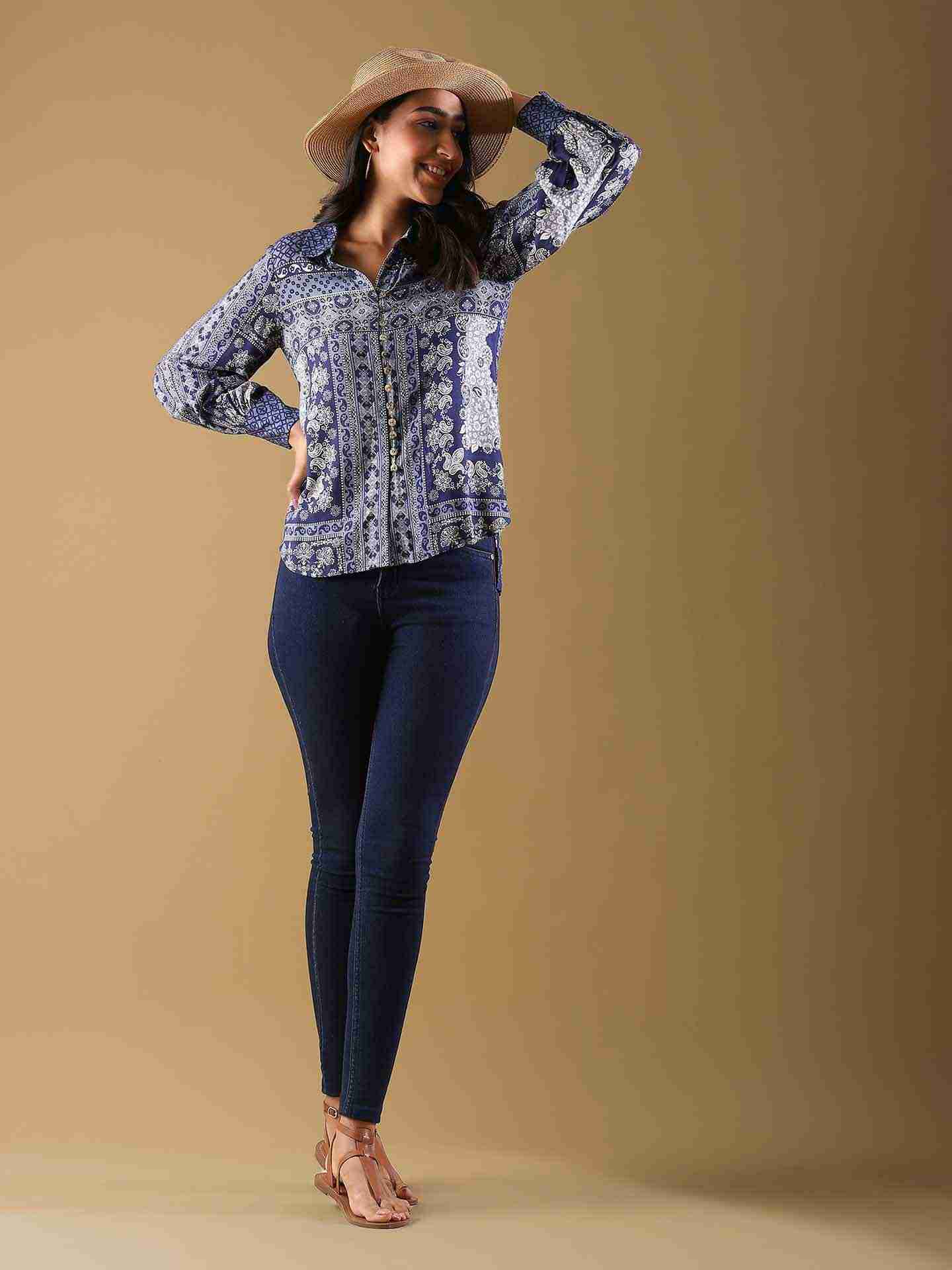 Blue Monochrome Shirt