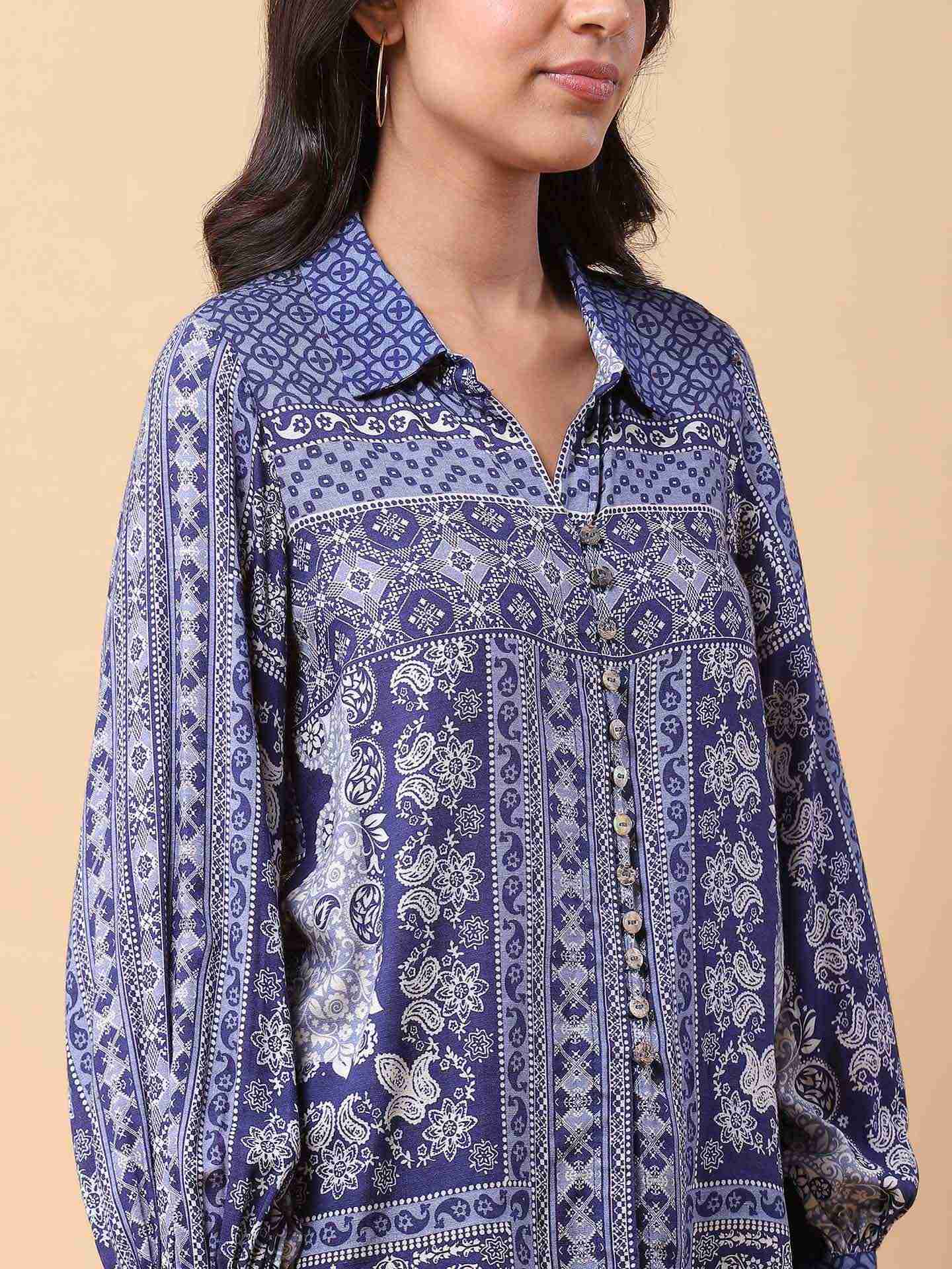 Blue Monochrome Shirt
