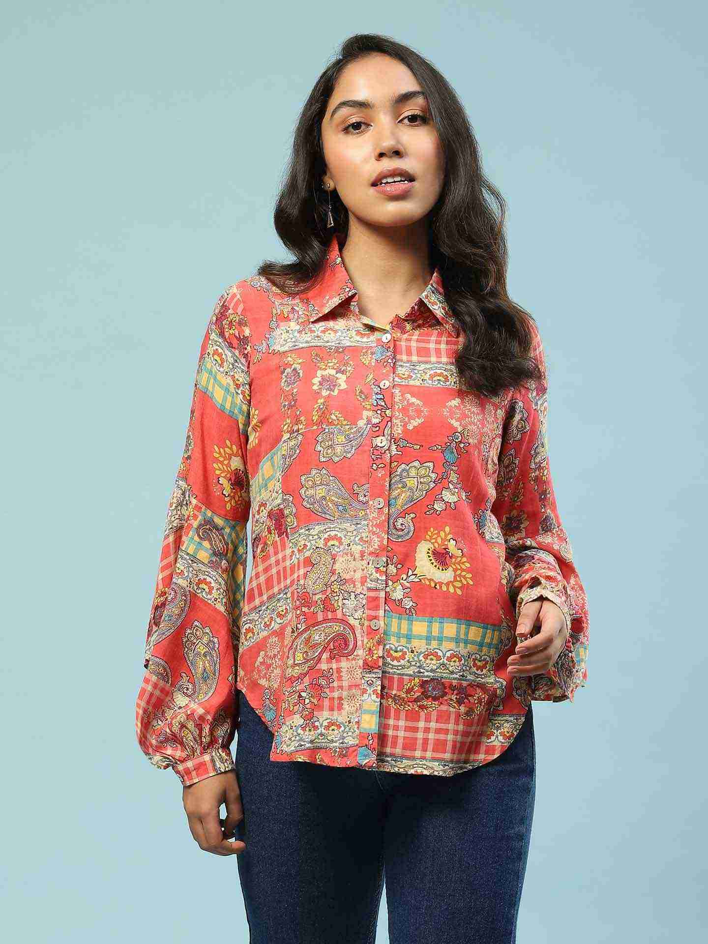 Pink Mozaic Shirt