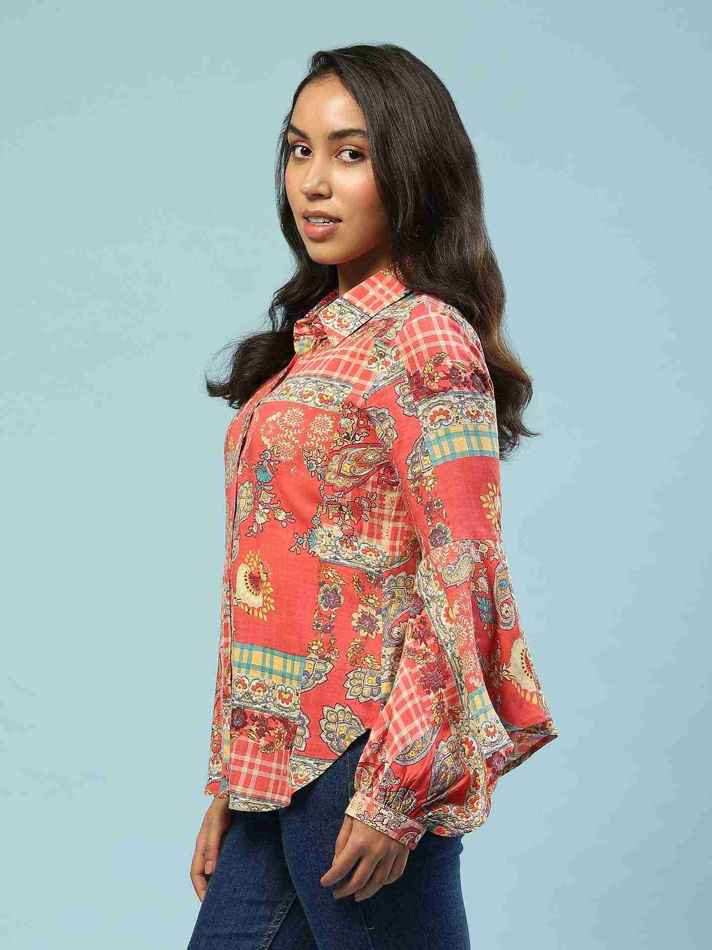Pink Mozaic Shirt