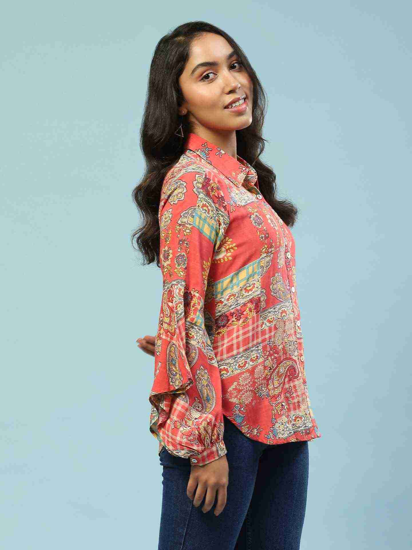 Pink Mozaic Shirt