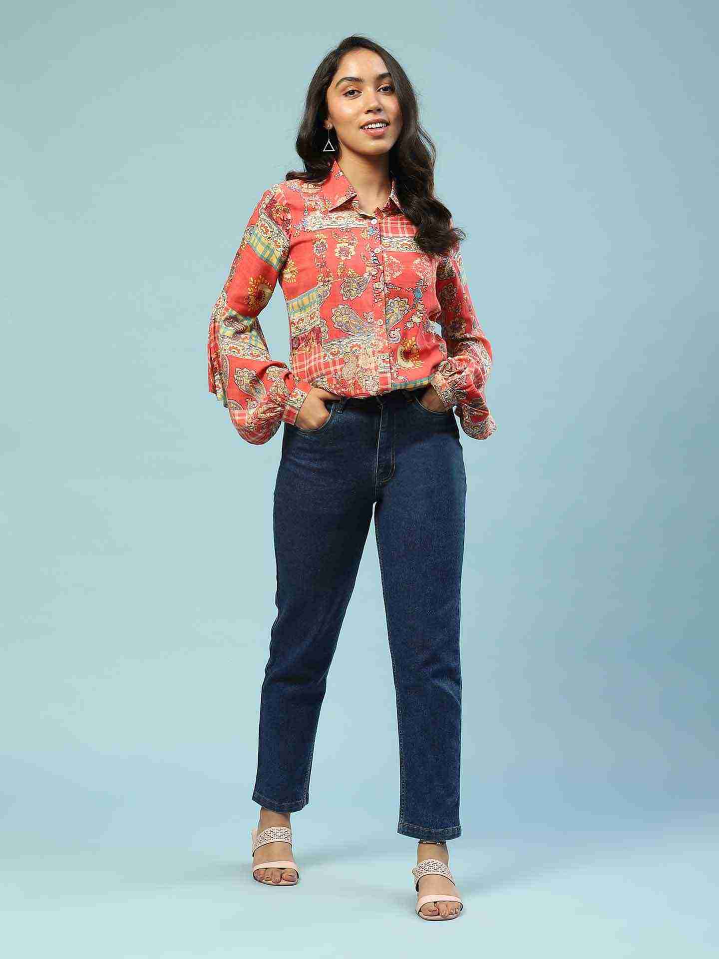 Pink Mozaic Shirt