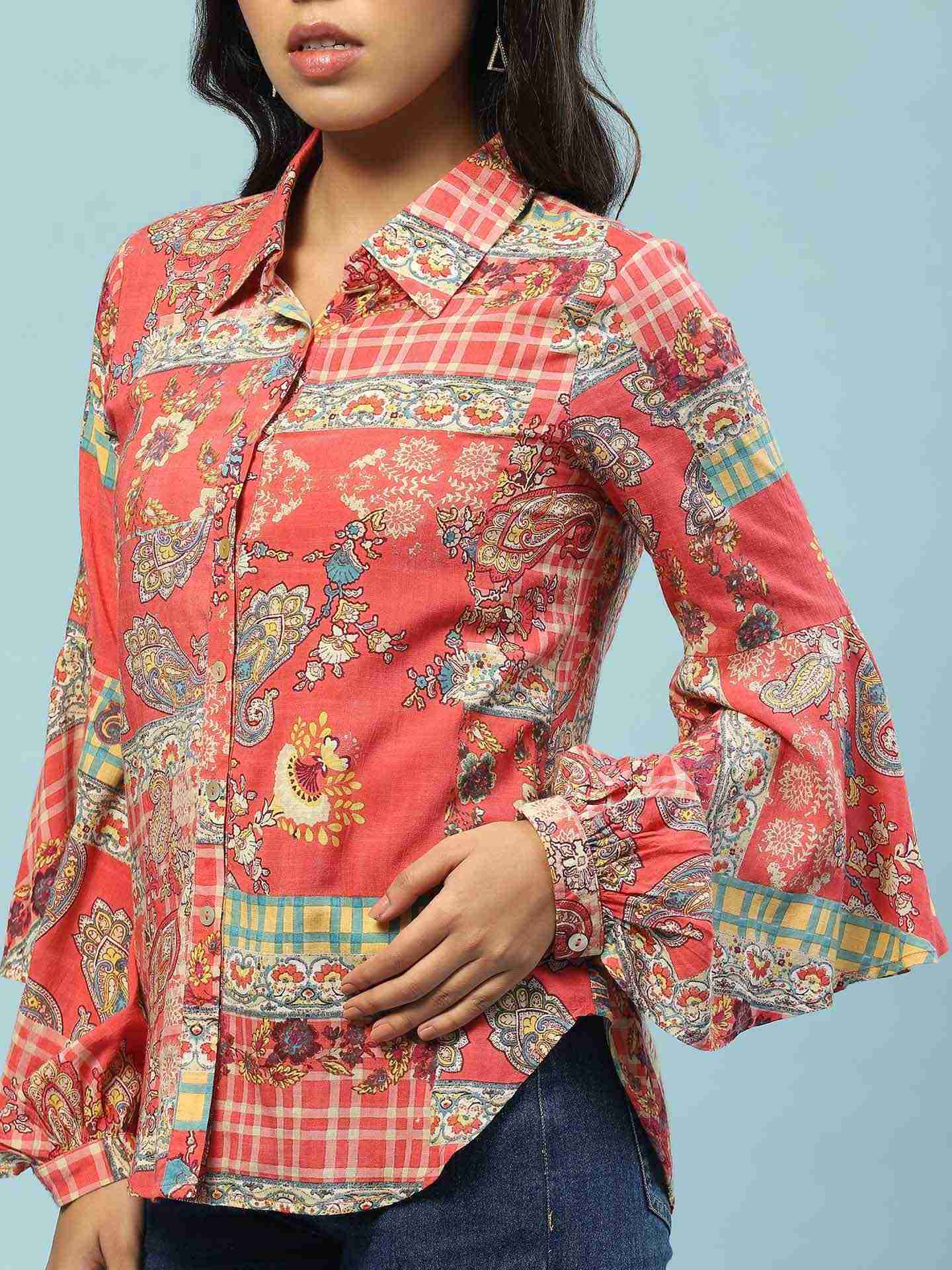 Pink Mozaic Shirt
