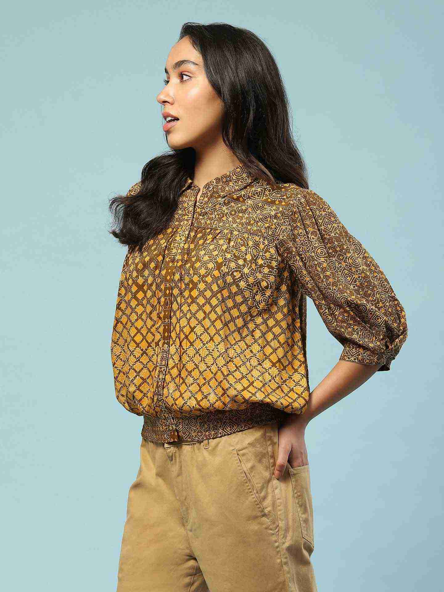 Olive Sui Dhaga Shirt