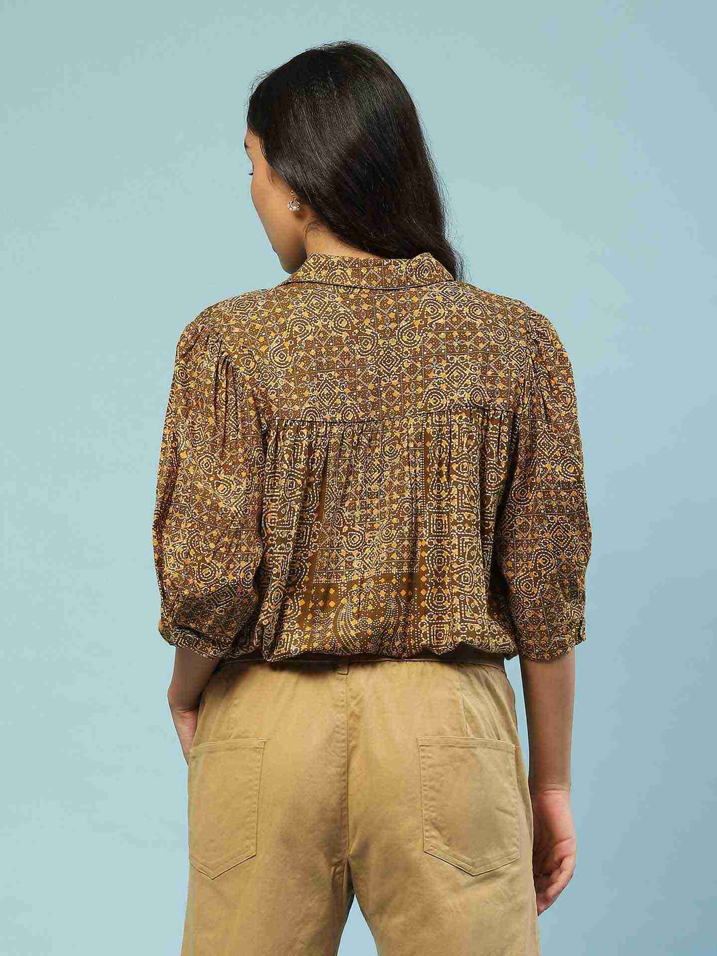 Olive Sui Dhaga Shirt
