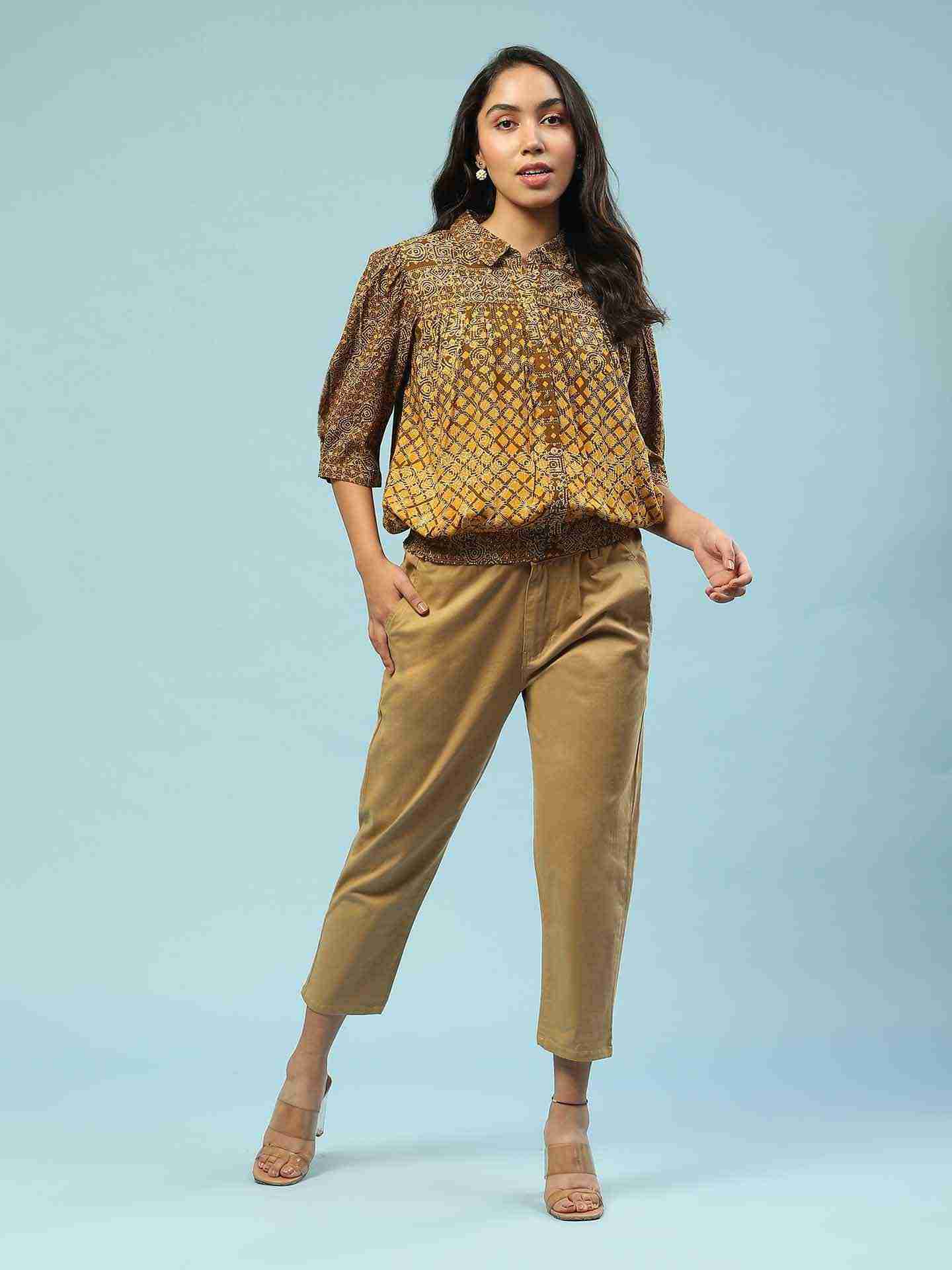 Olive Sui Dhaga Shirt