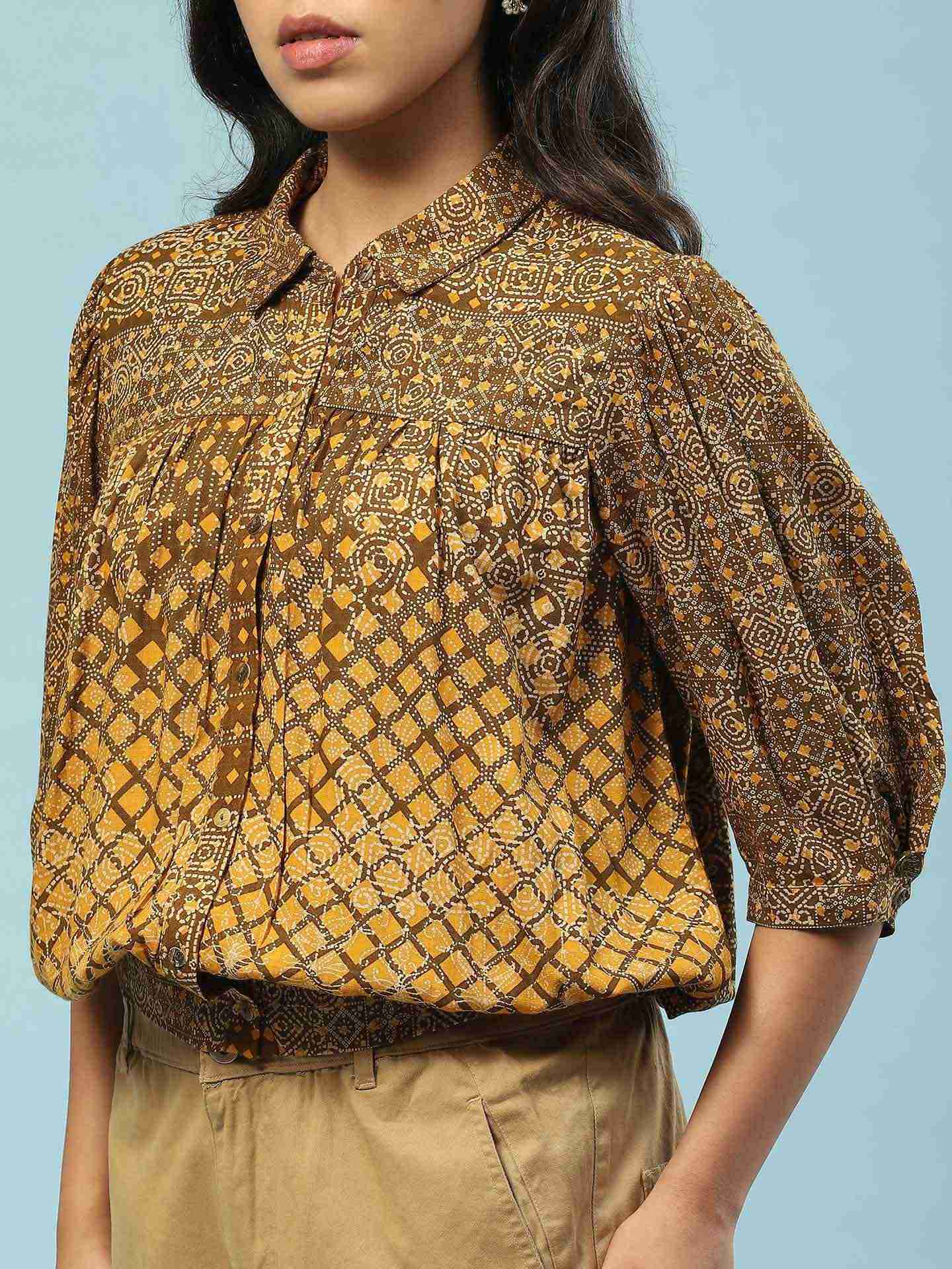 Olive Sui Dhaga Shirt