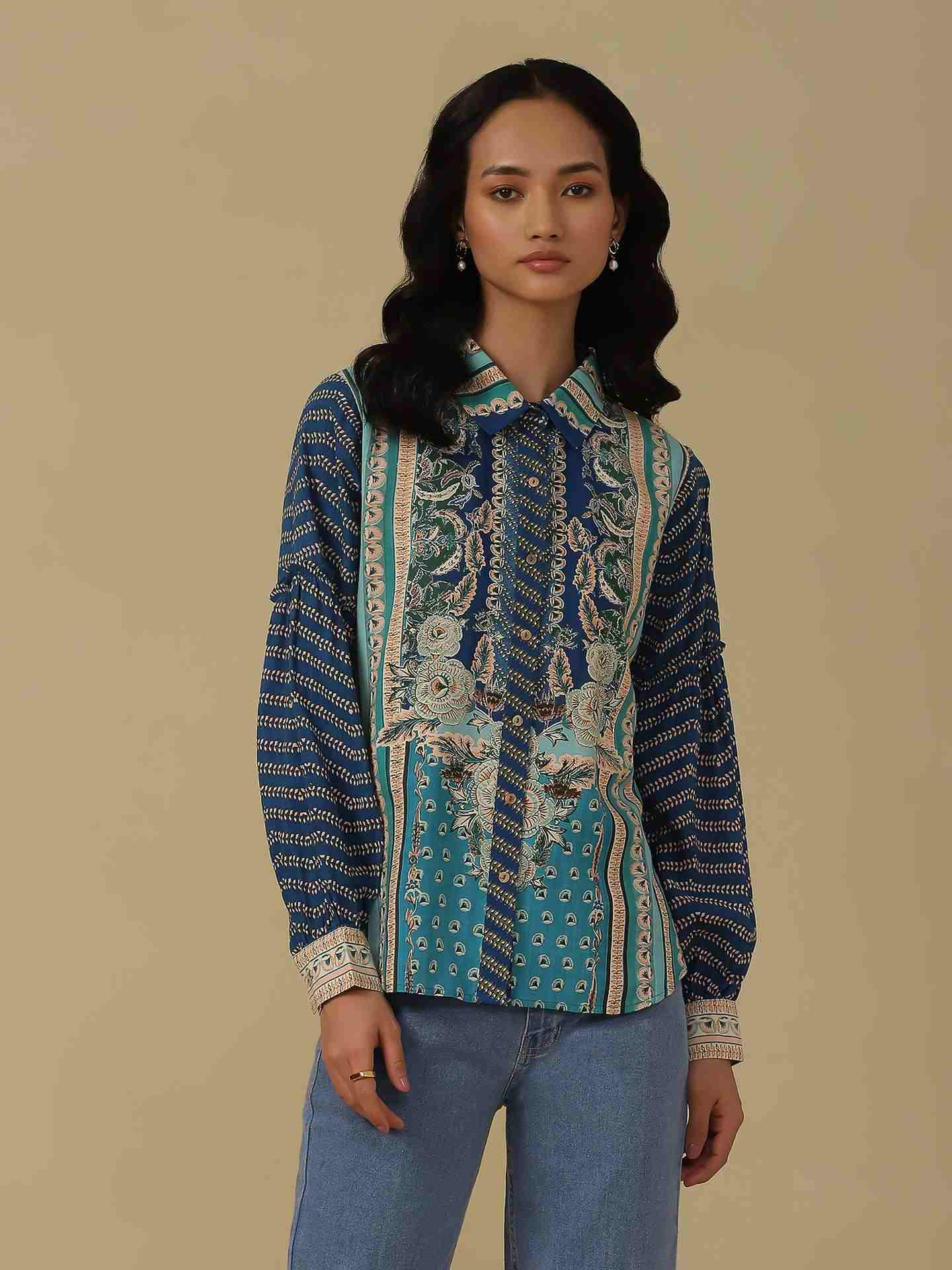 Blue Zunaira Shirt