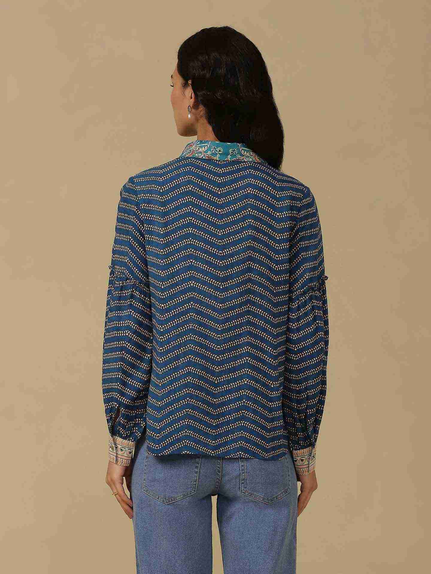 Blue Zunaira Shirt