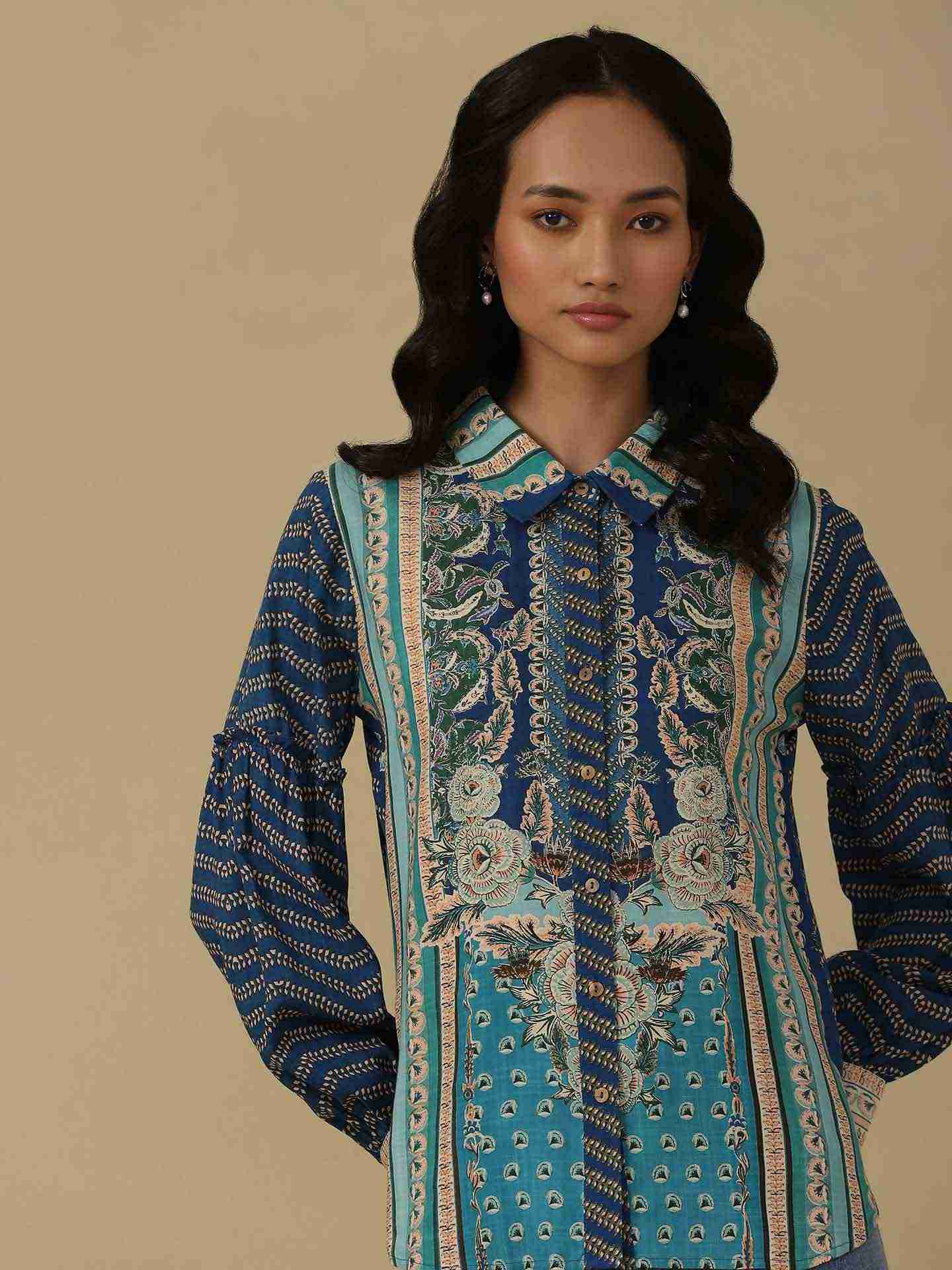 Blue Zunaira Shirt