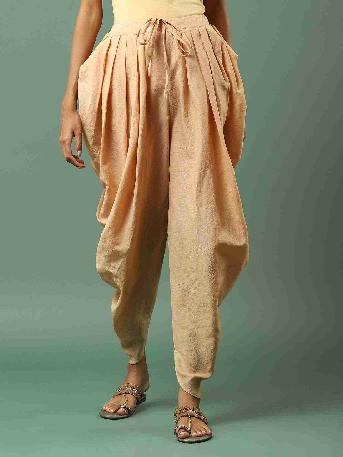 Beige Bottoms Trousers