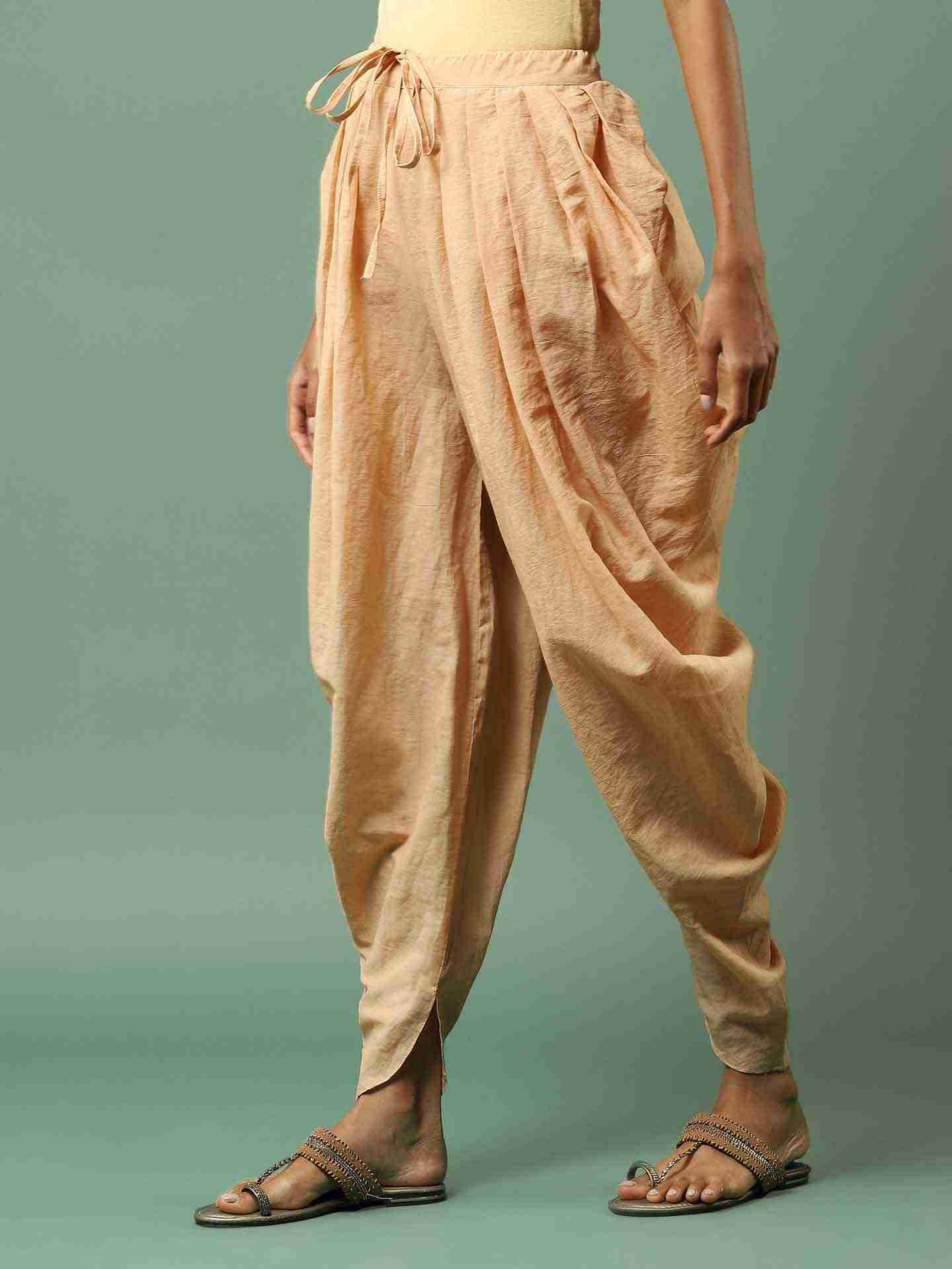 Beige Bottoms Trousers