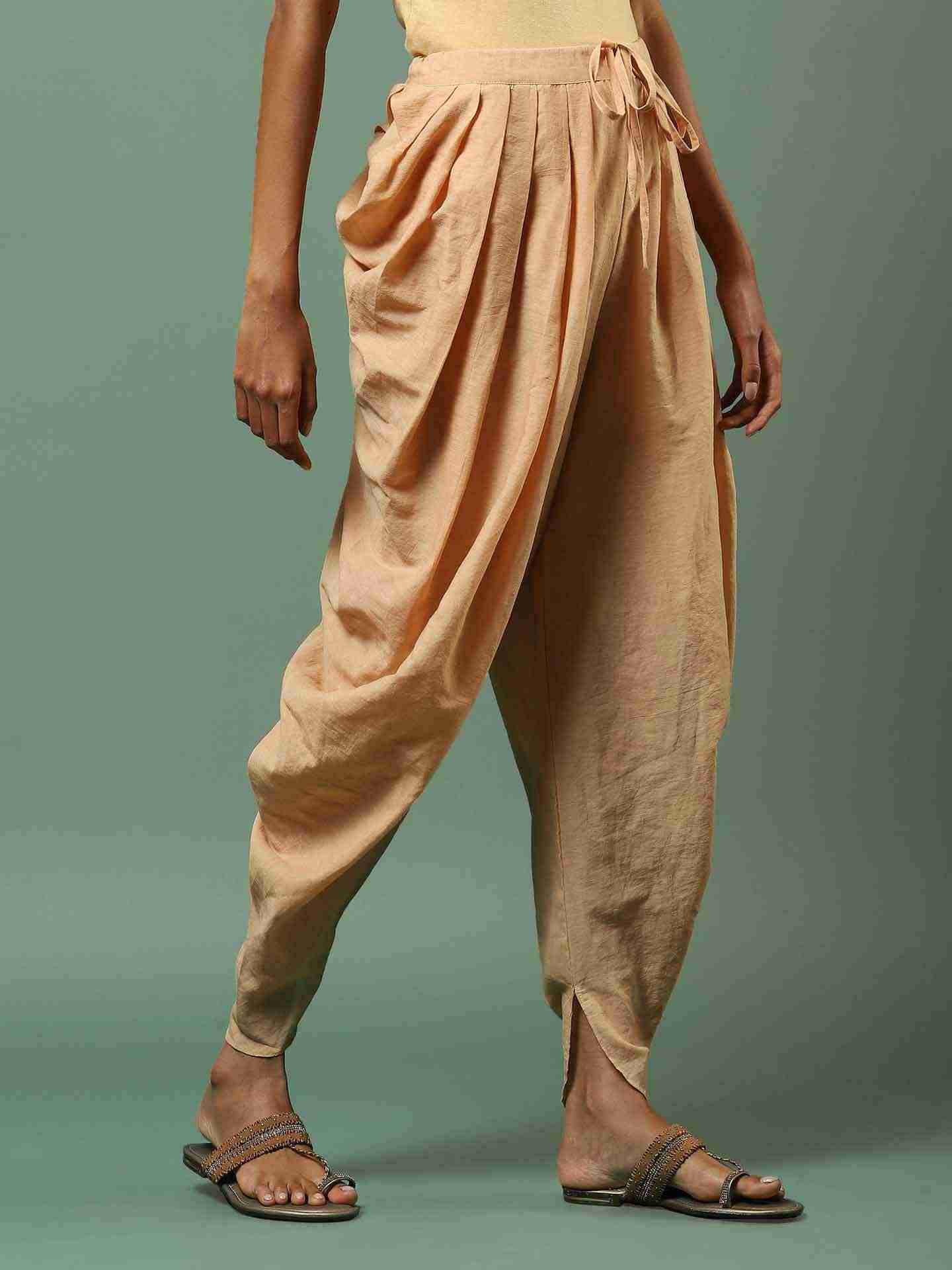 Beige Bottoms Trousers