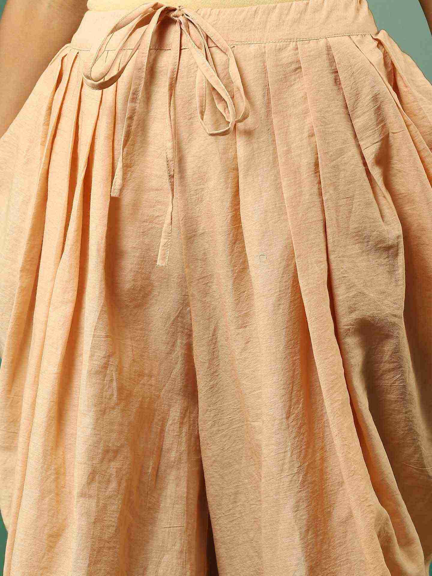 Beige Bottoms Trousers