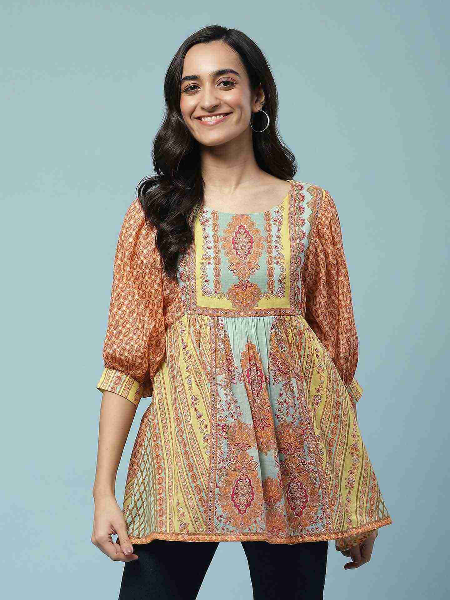 Turq Viti Tiered Top