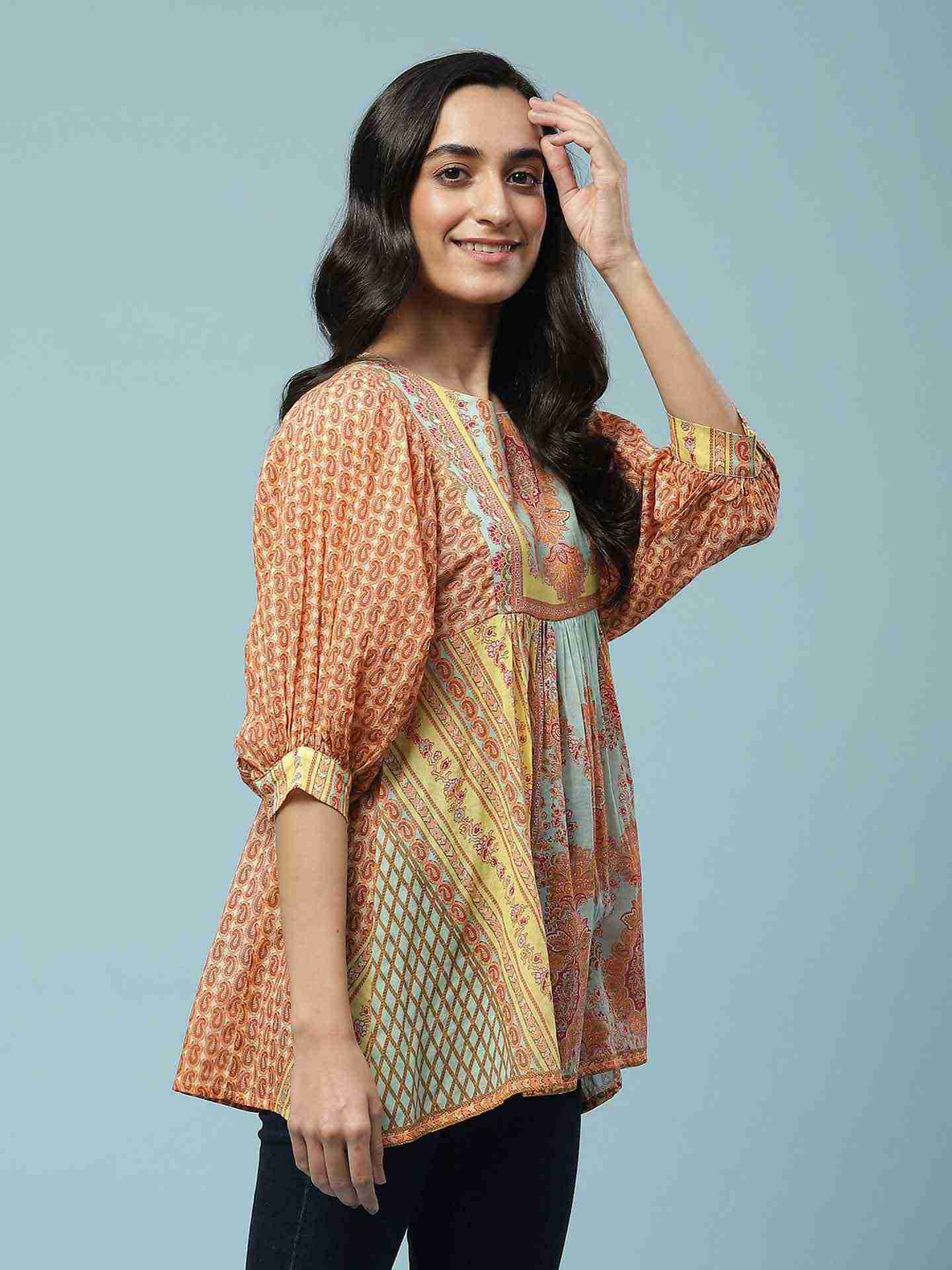 Turq Viti Tiered Top