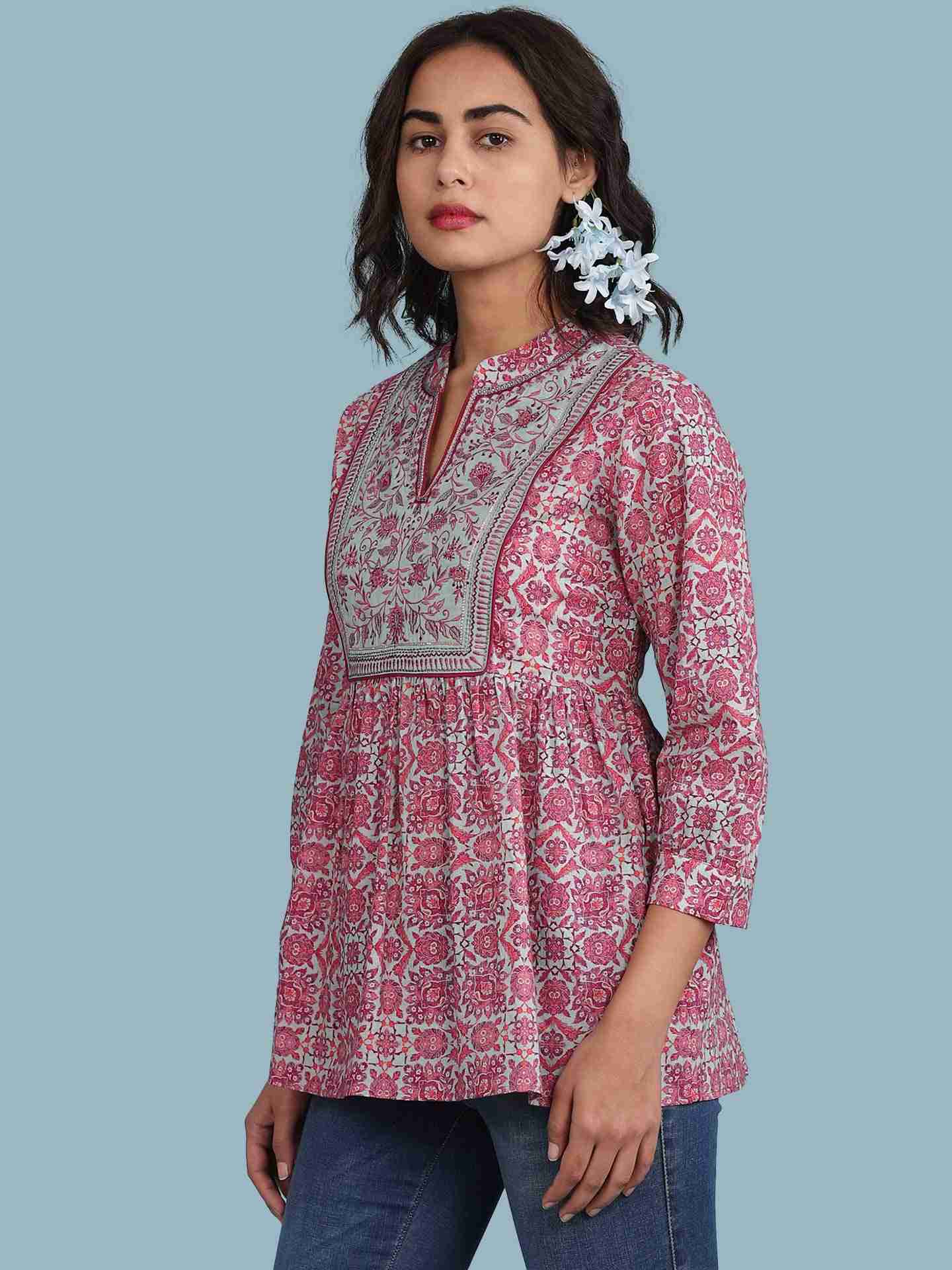 Purple Vanisha Kurti