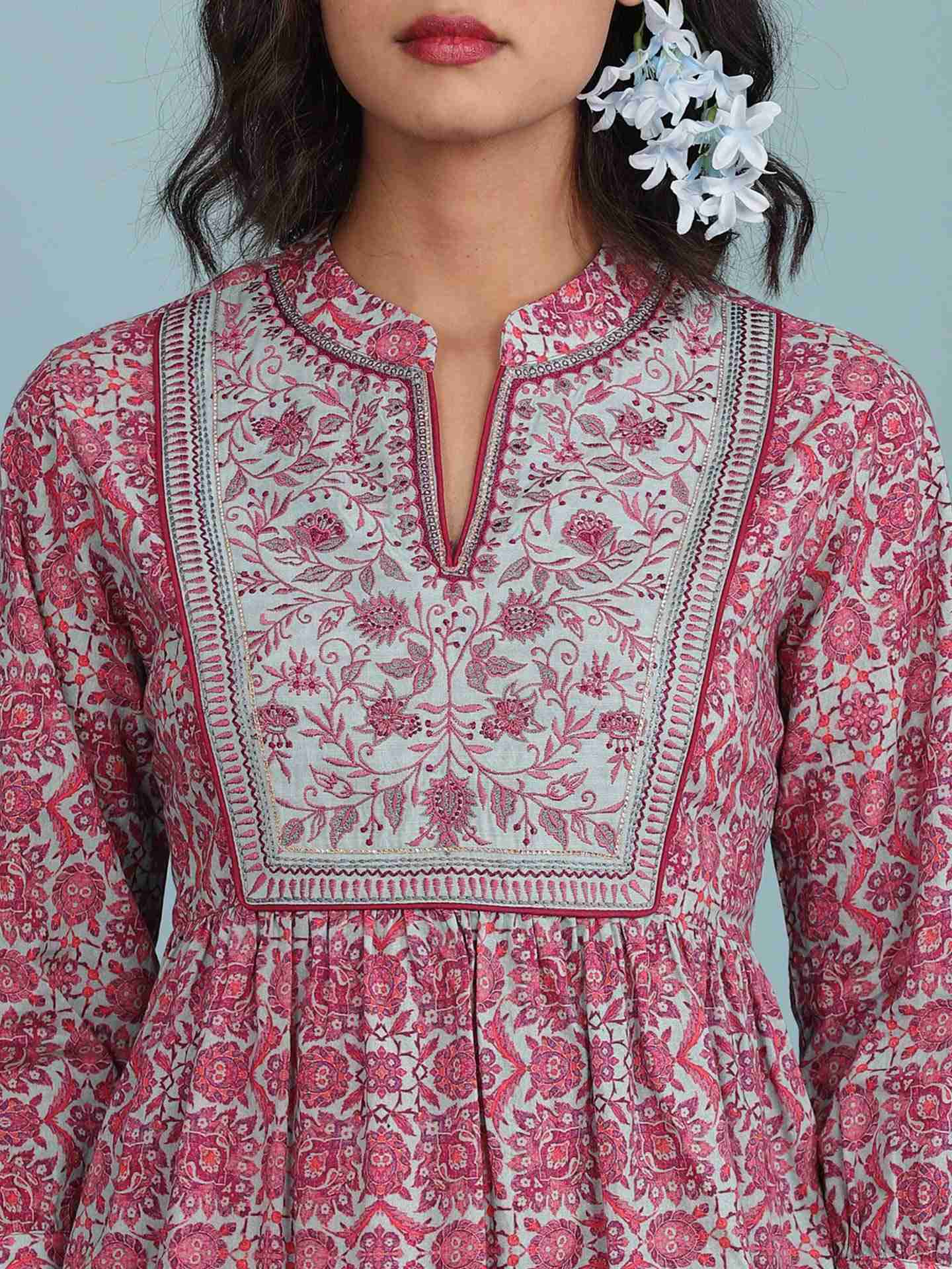 Purple Vanisha Kurti