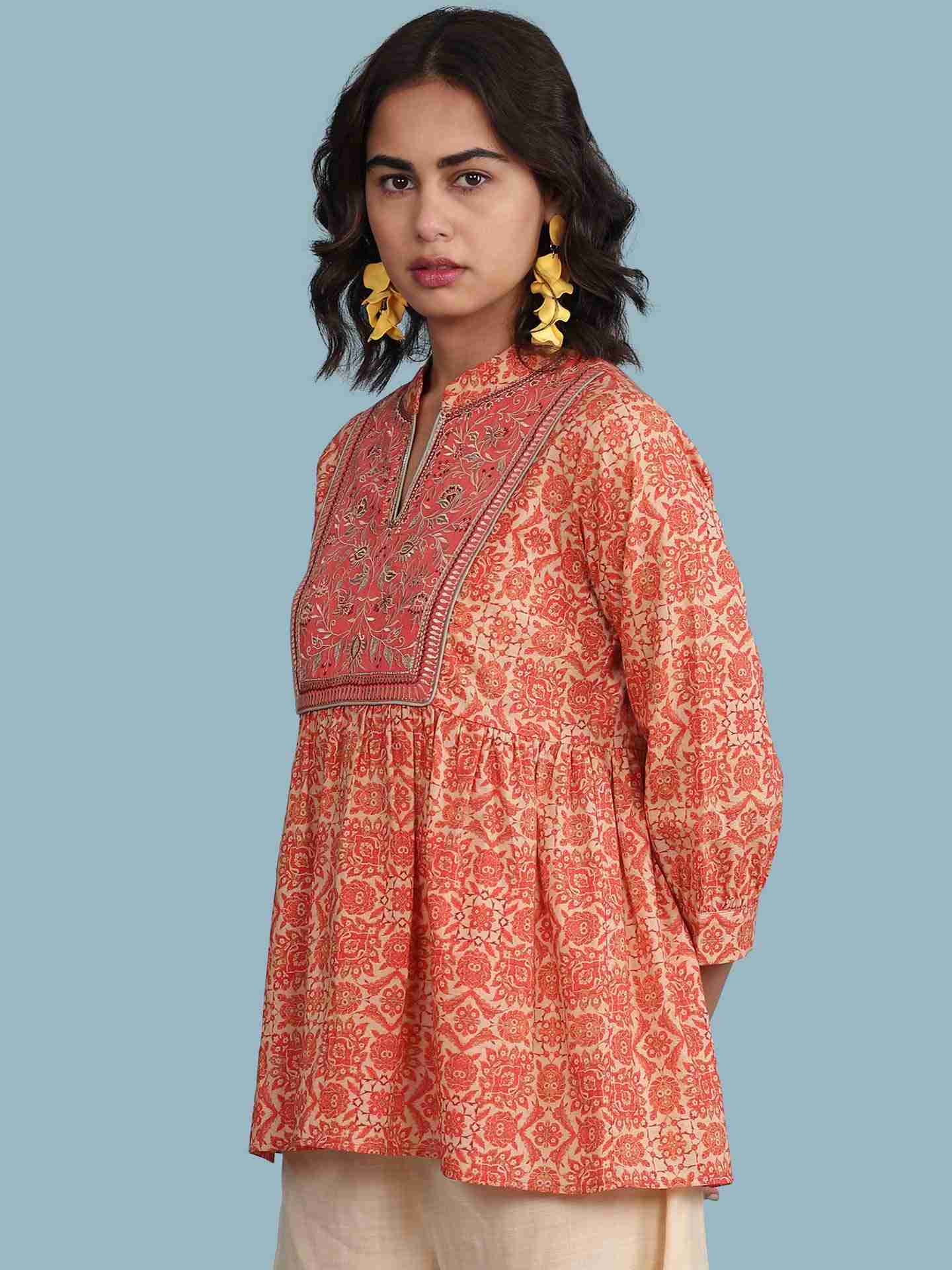 Red Vanisha Kurti