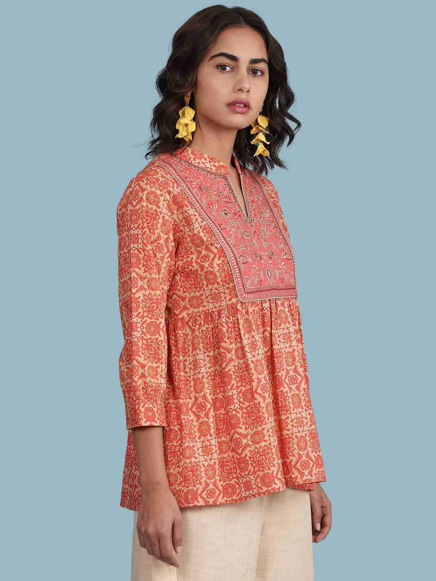 Red Vanisha Kurti