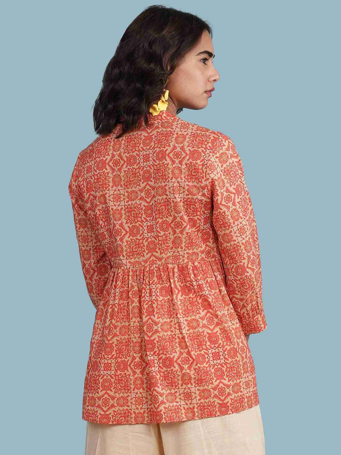 Red Vanisha Kurti