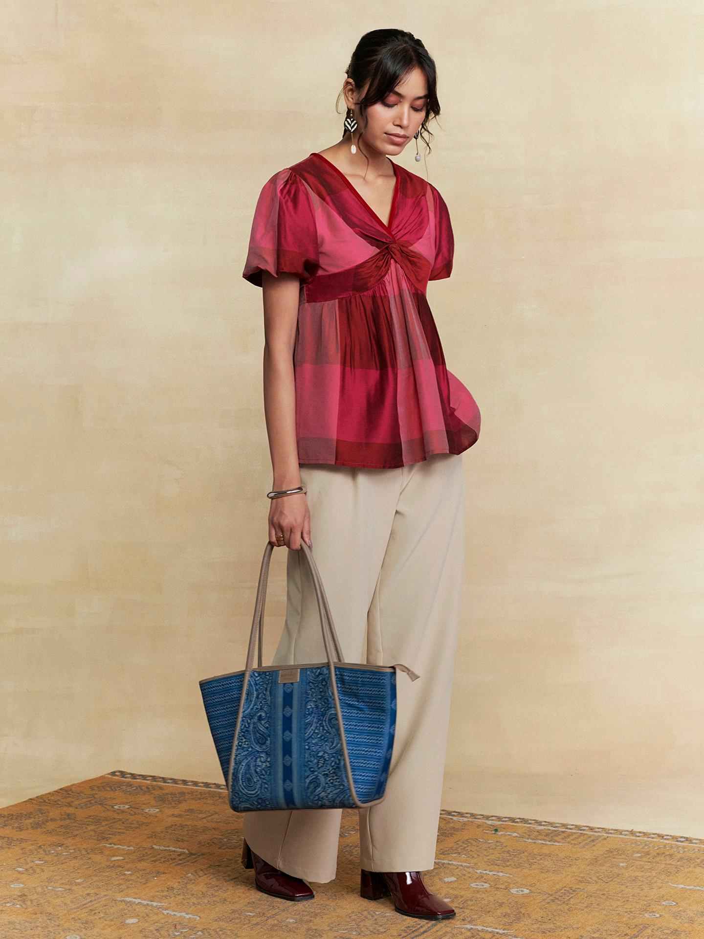 Fushia Rehan Short Top