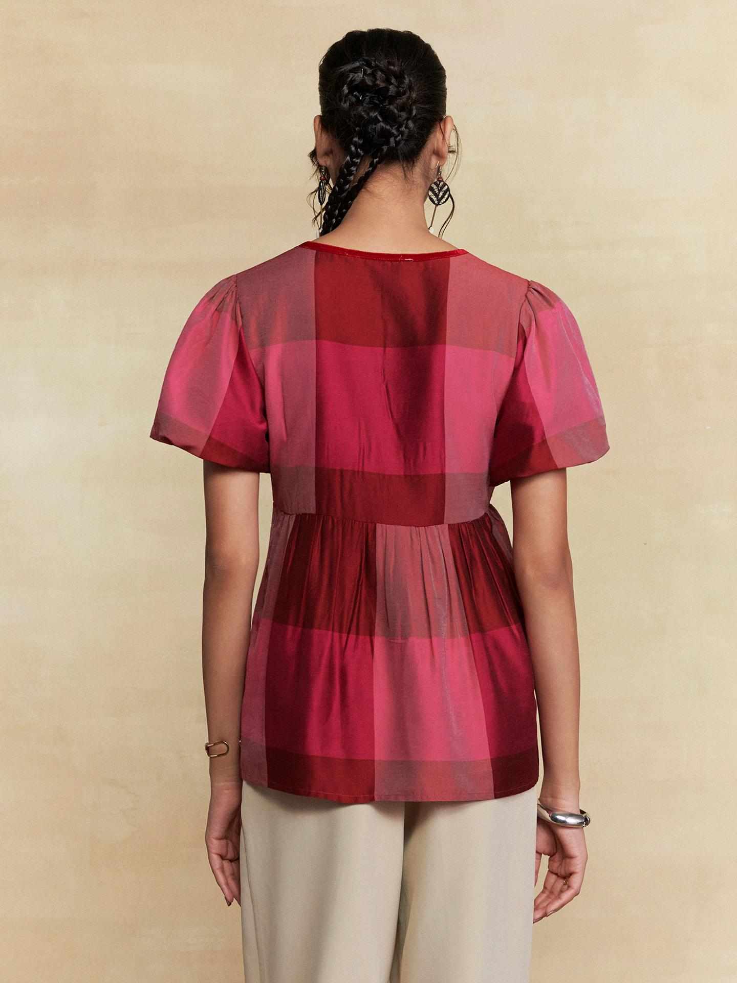 Fushia Rehan Short Top