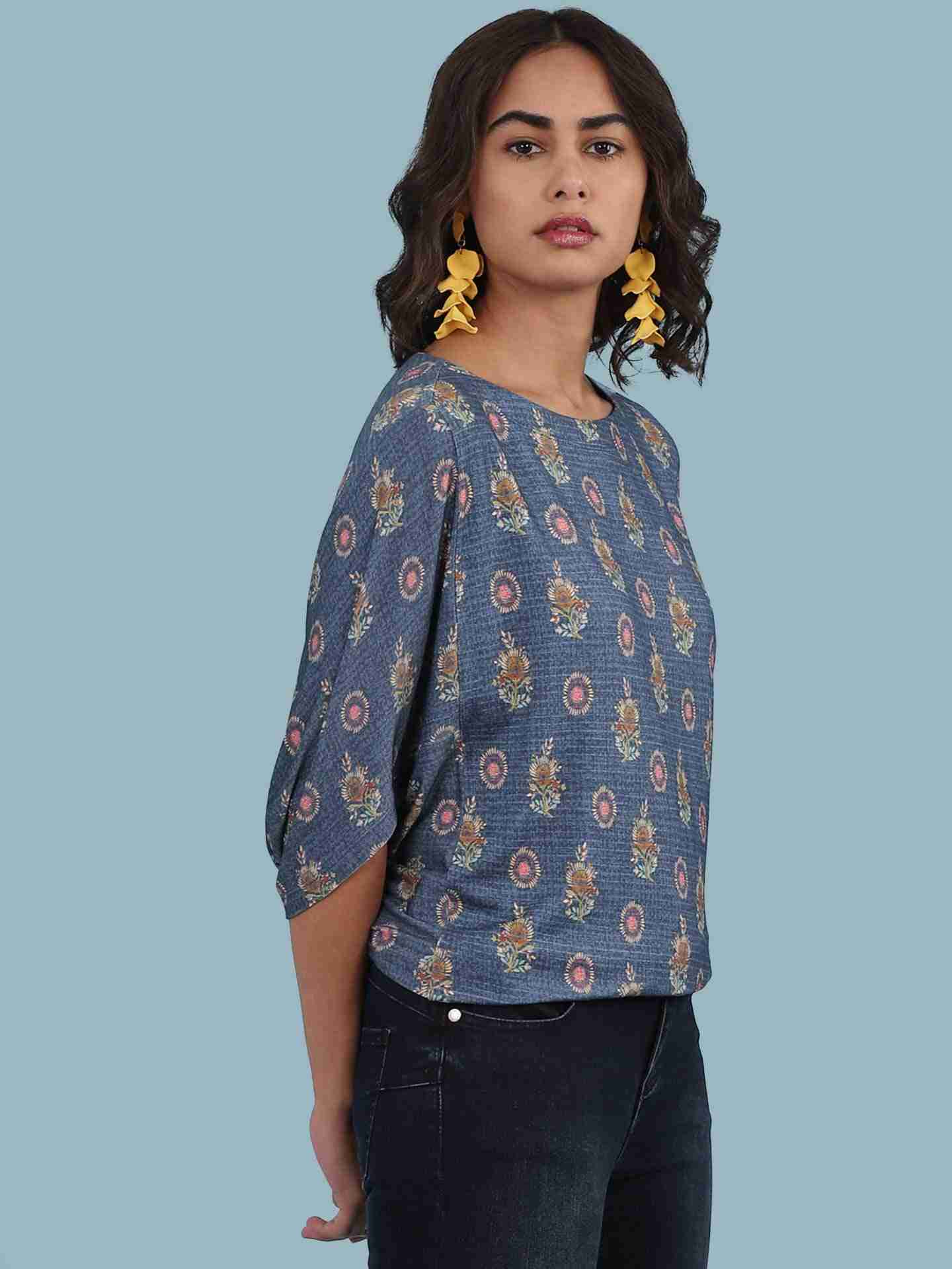 Blue Mallow Top