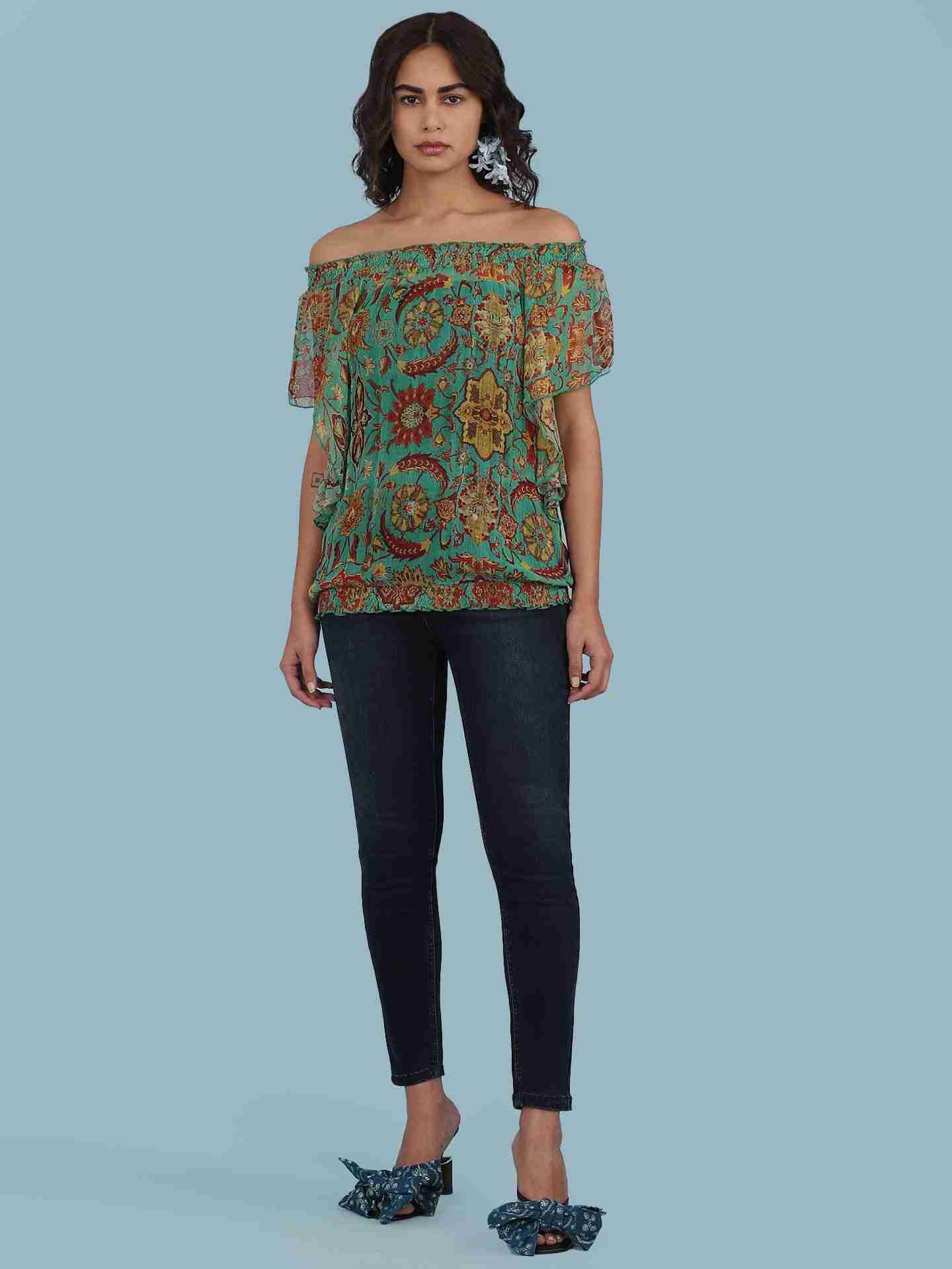 Green Akbar Top
