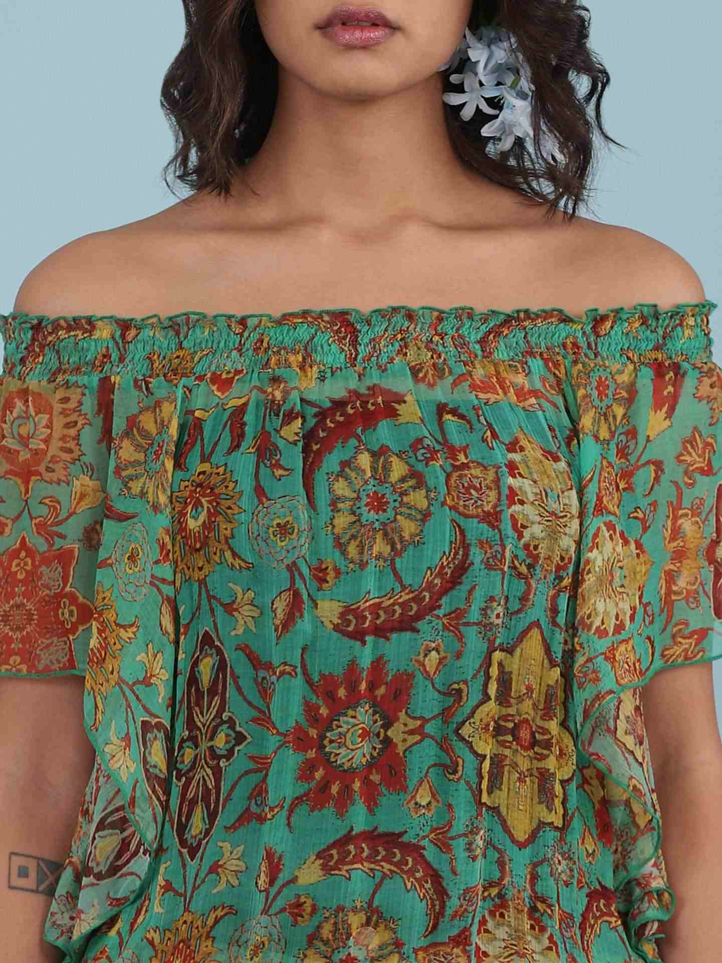Green Akbar Top