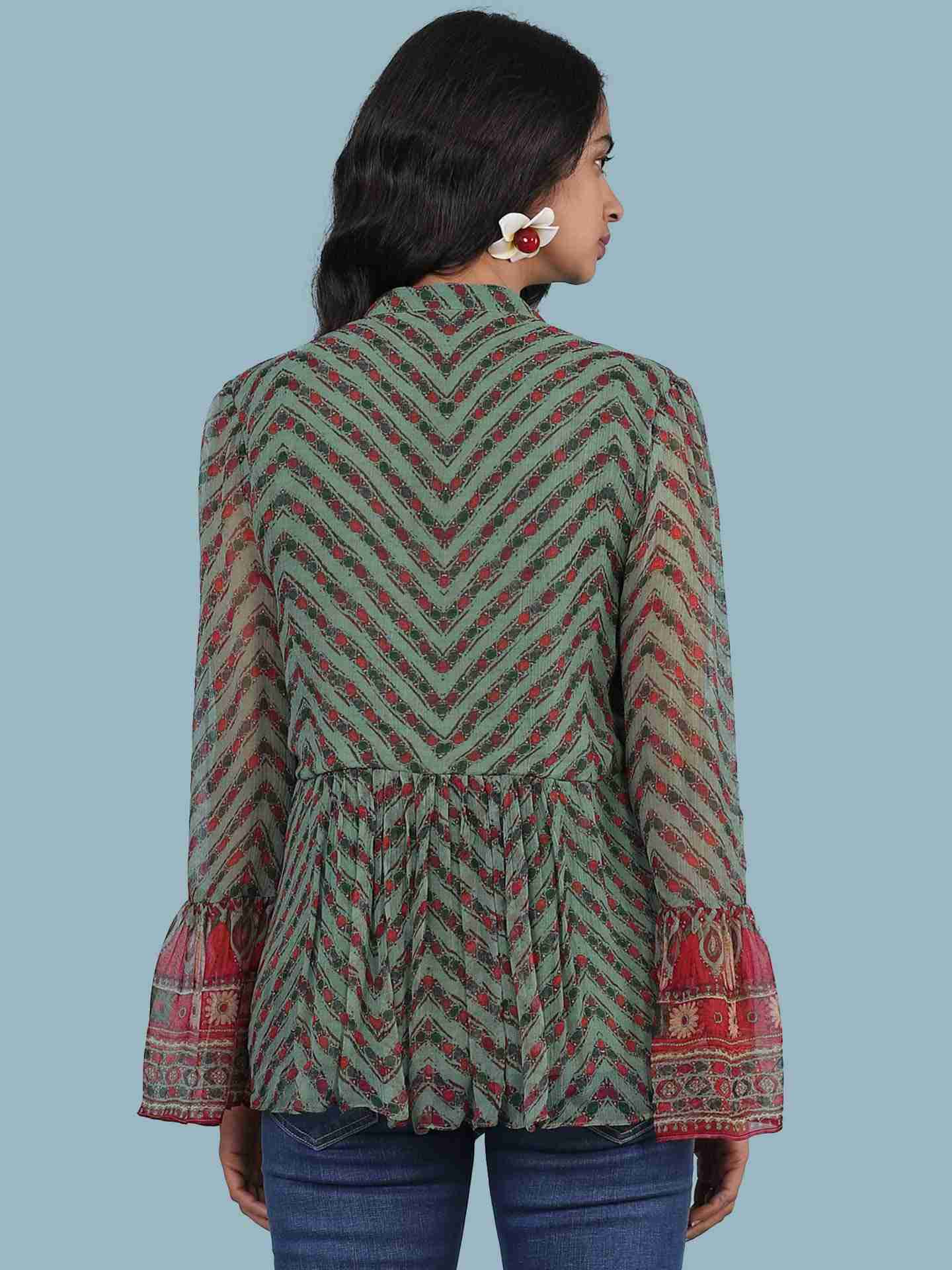 Green Rover Kurti