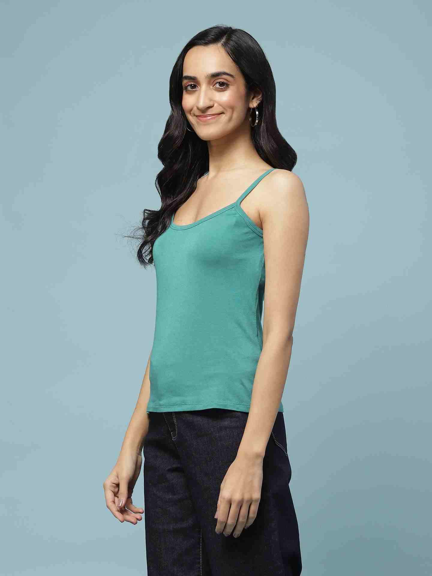 Green Nalini Button-Down Top