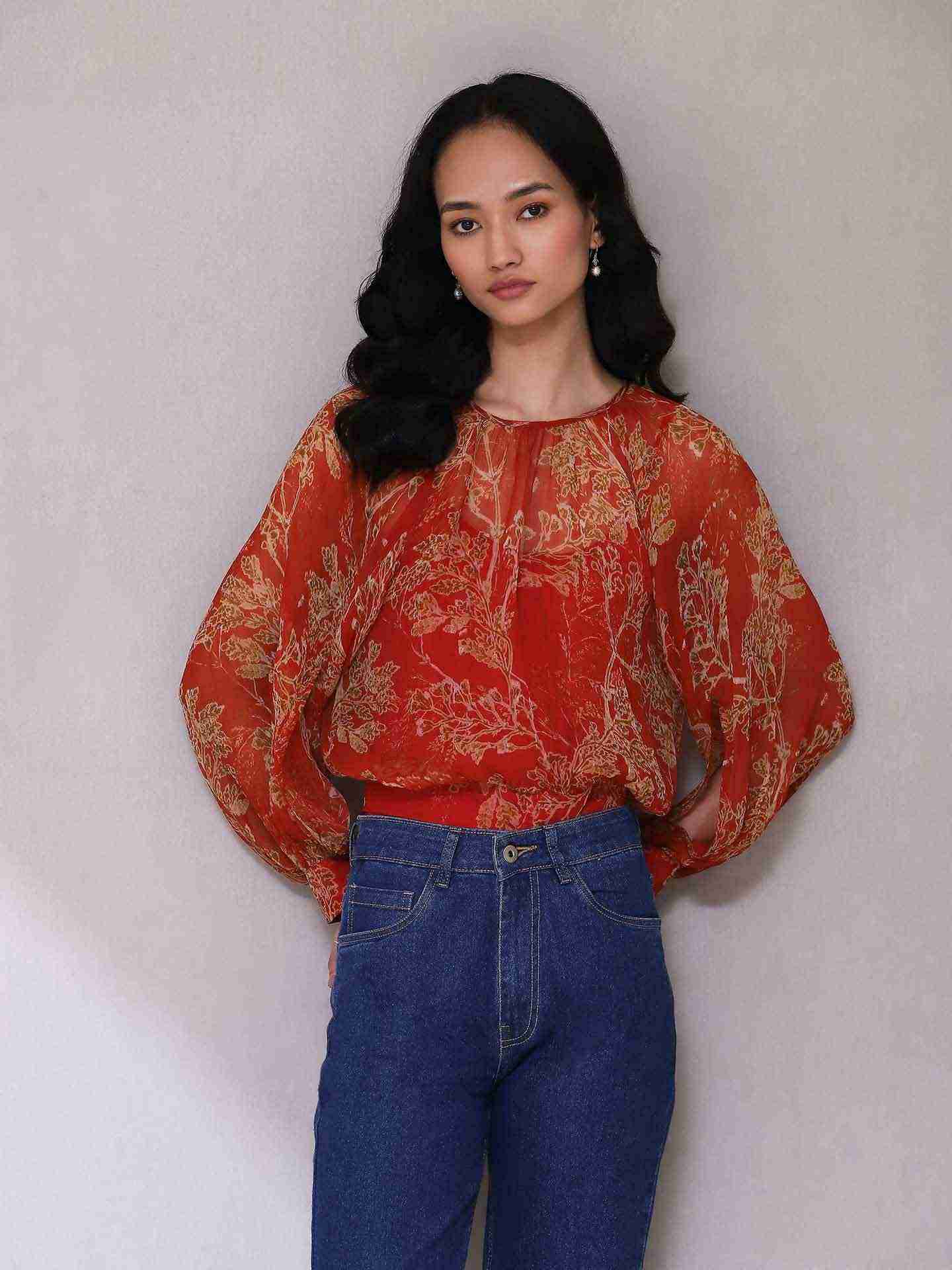 Red Azami Top