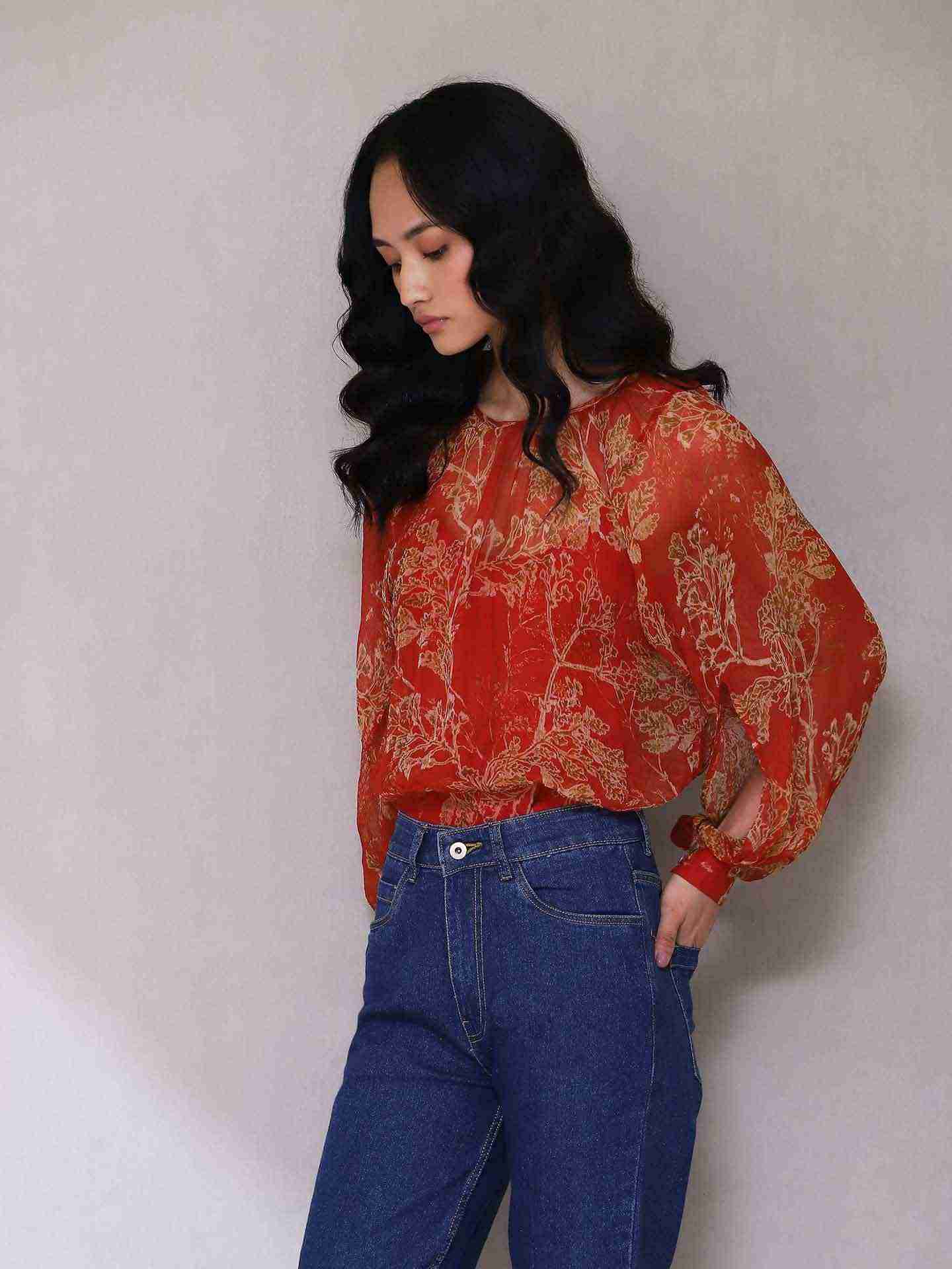 Red Azami Top