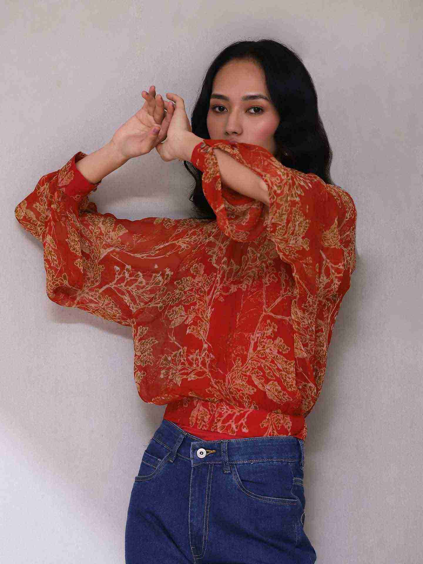 Red Azami Top