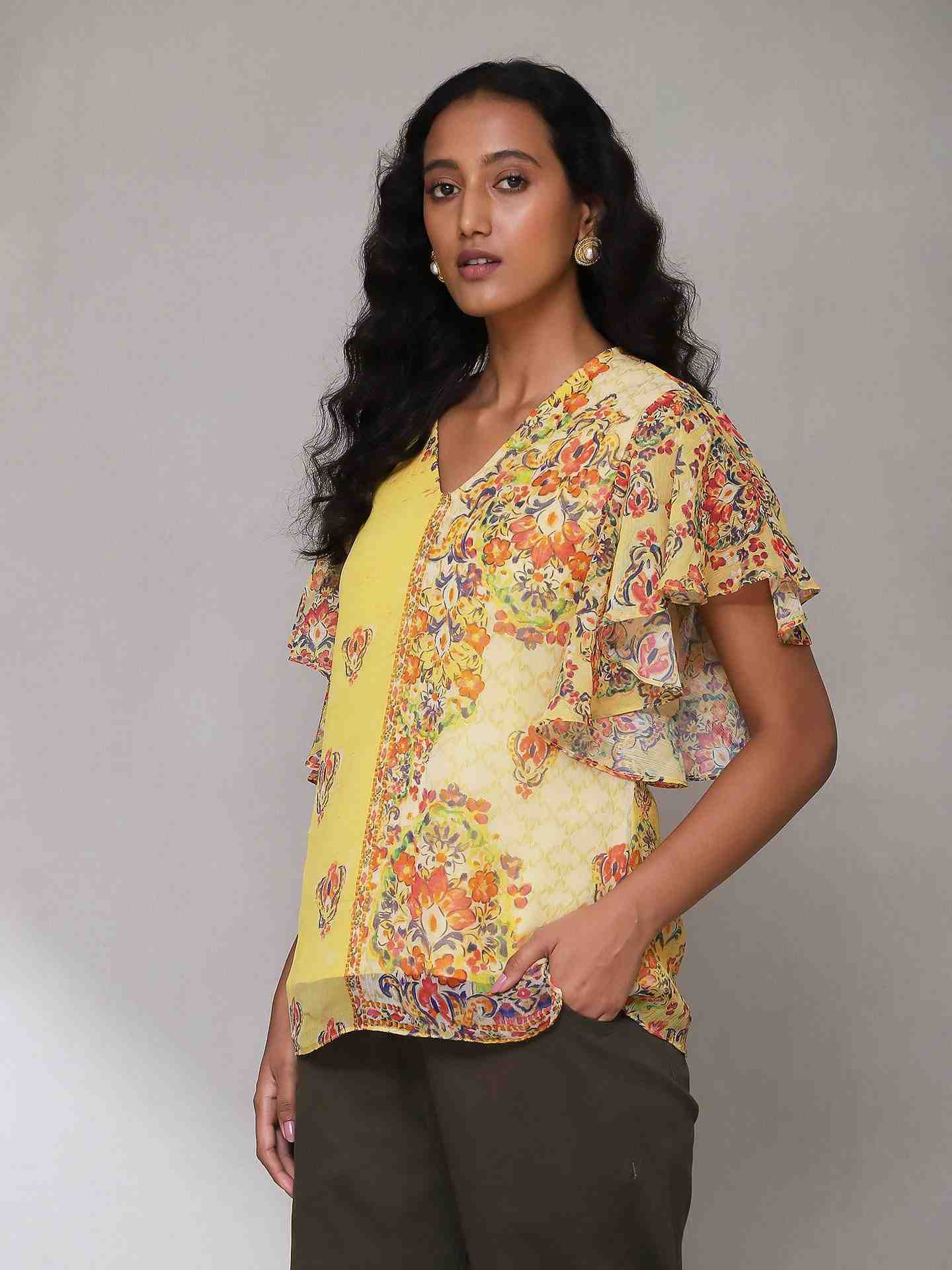 Yellow Hazelle Top