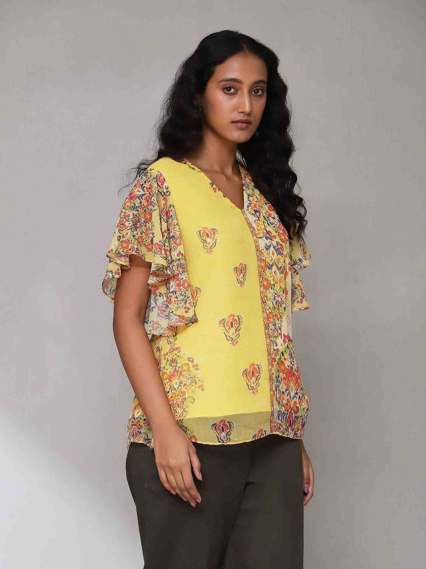 Yellow Hazelle Top
