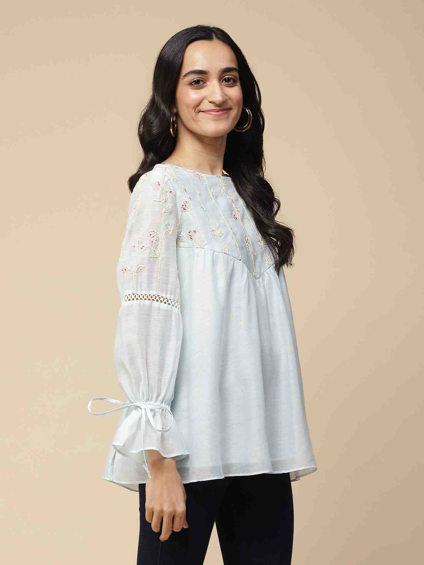 Ice Blue Utopia Solid Top