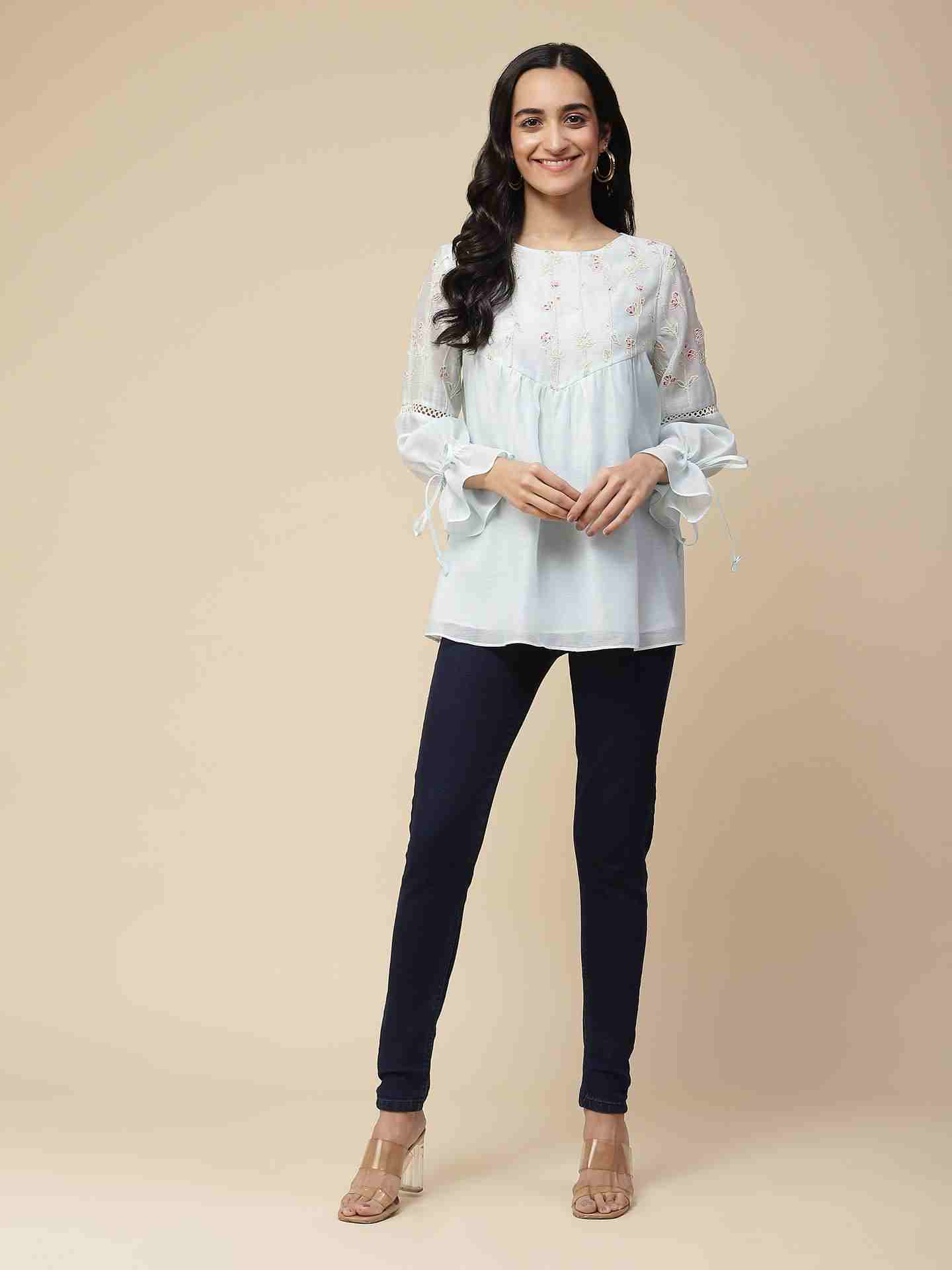 Ice Blue Utopia Solid Top