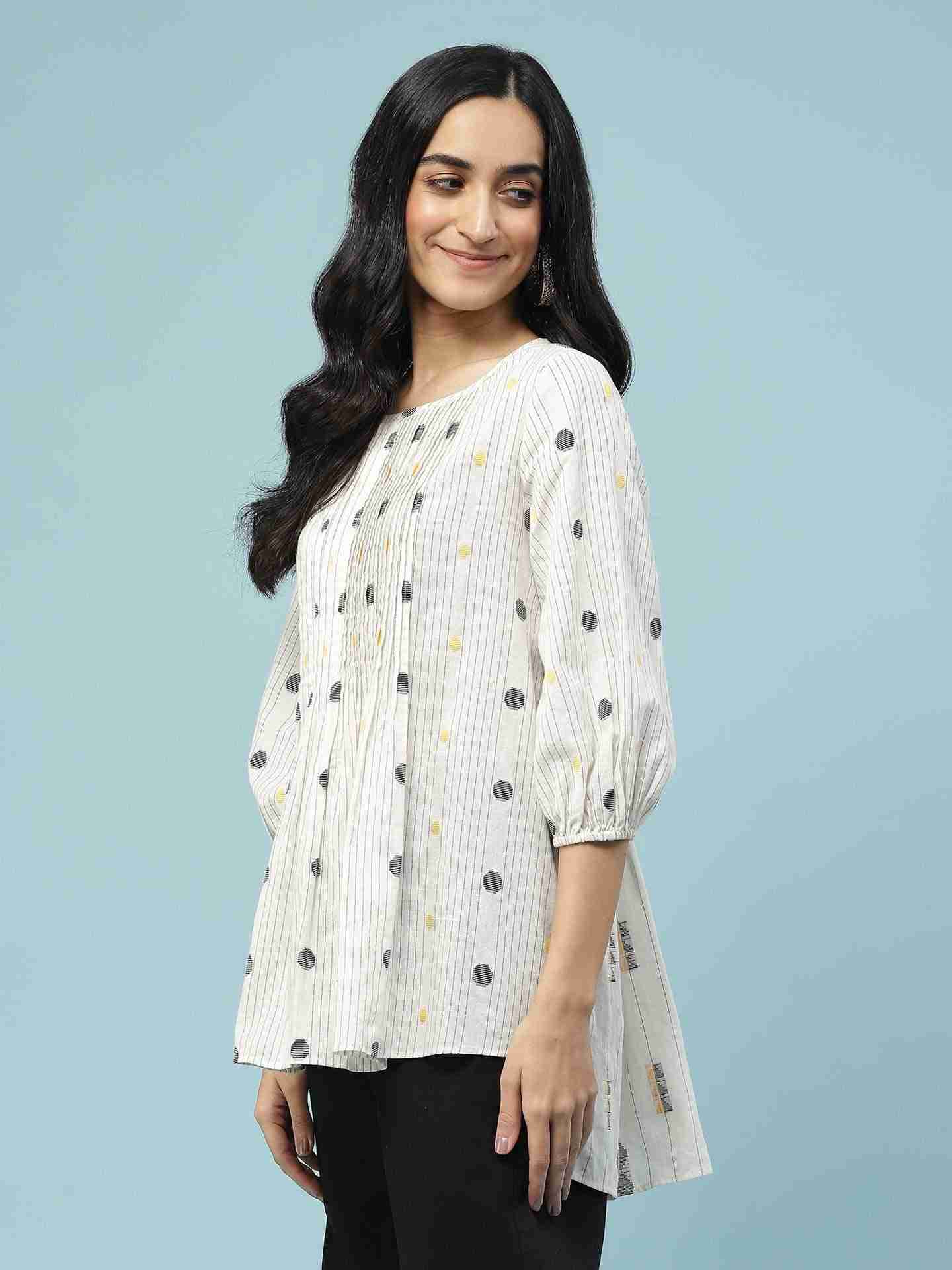 Off White Prarambh Top