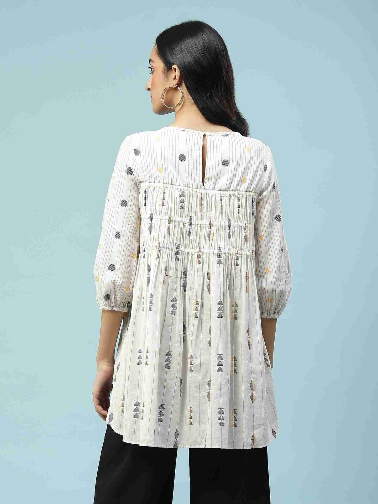 Off White Prarambh Top