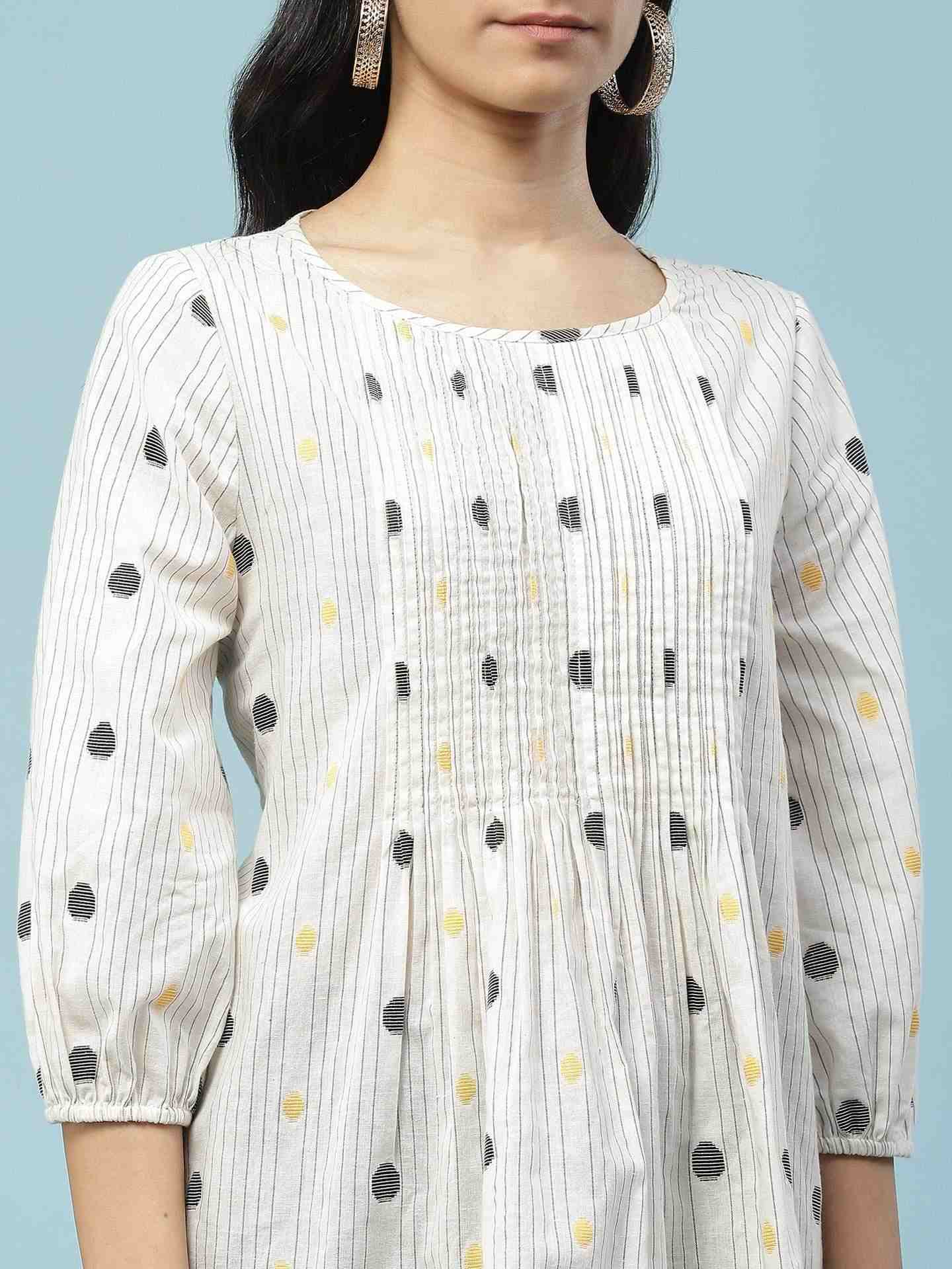 Off White Prarambh Top