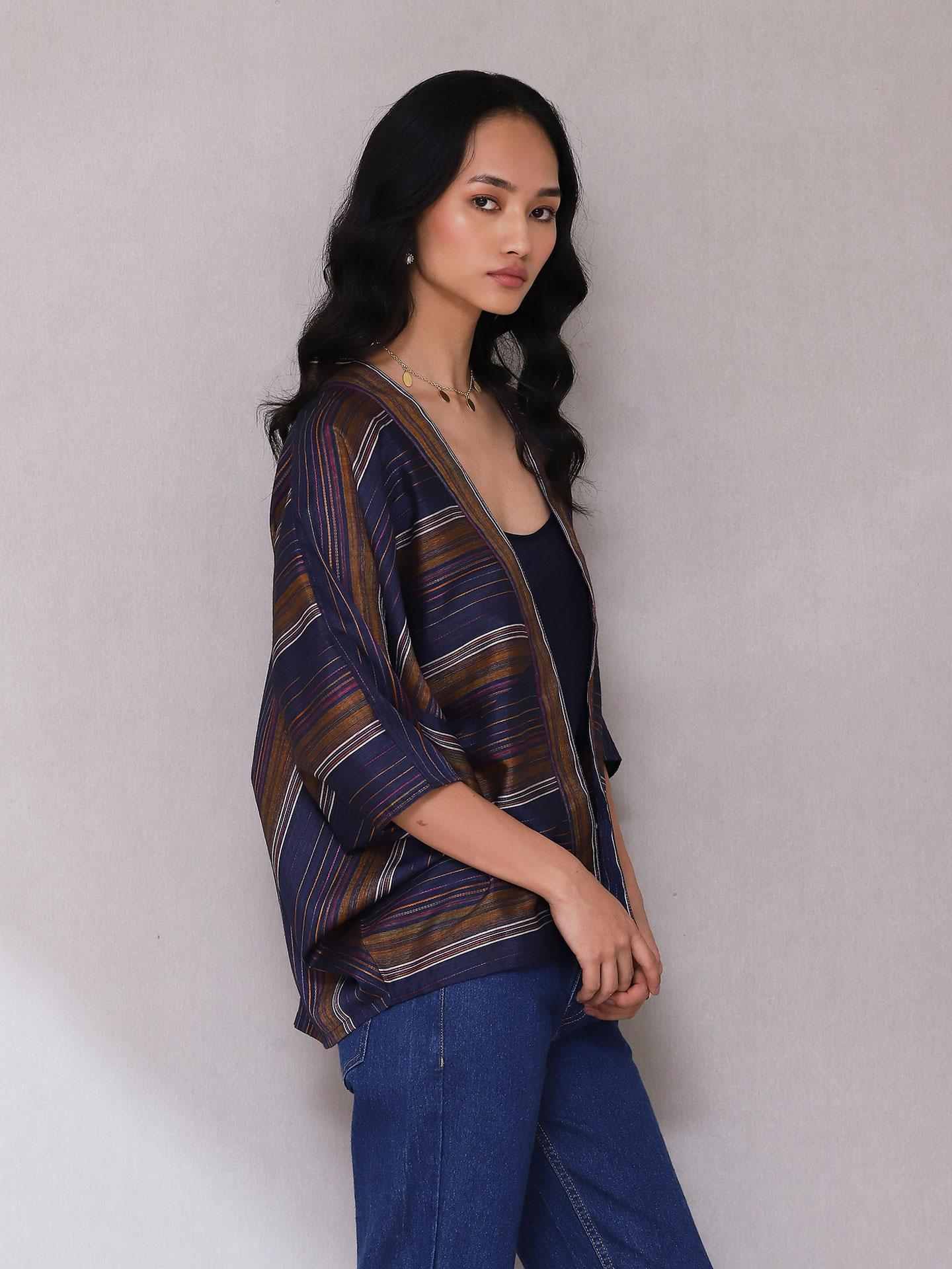 Dark Blue Enyo Solid Shrug