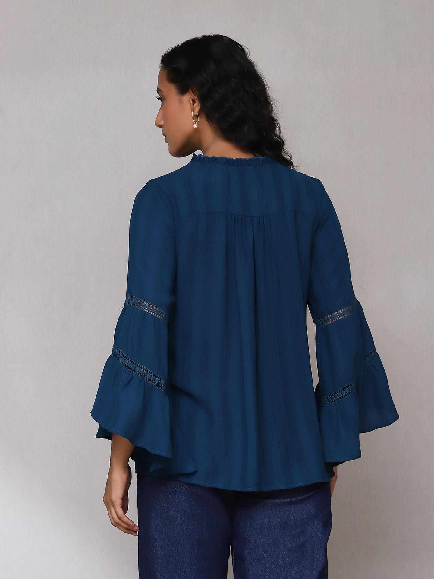 Teal Irum Kurti