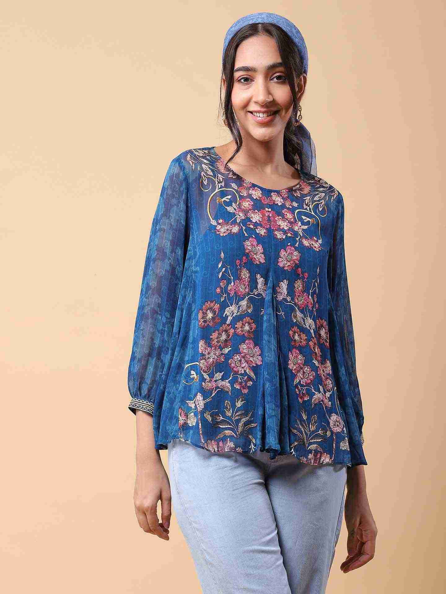 Blue Mia Top
