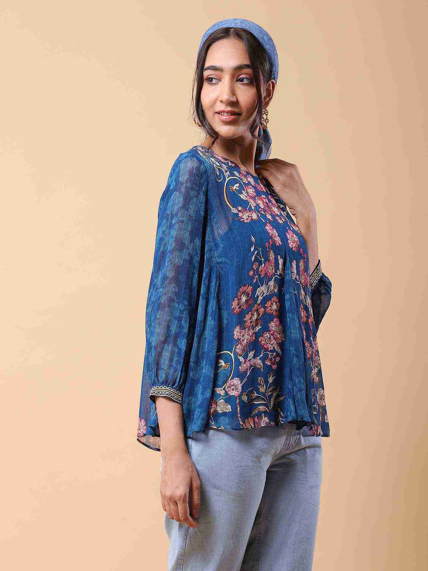 Blue Mia Top