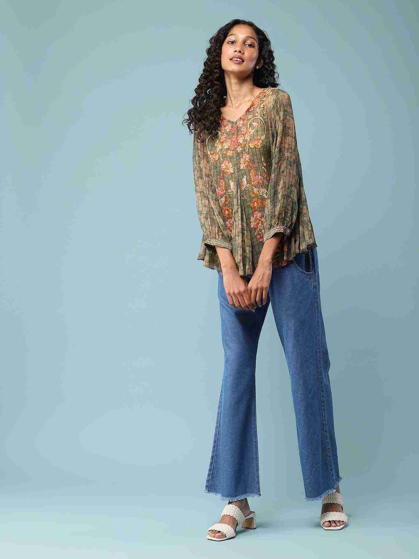 Green Mia Top