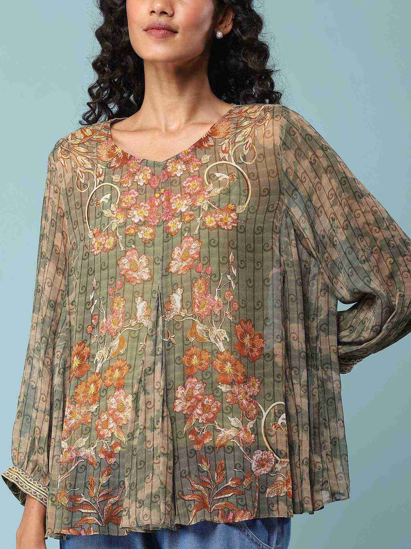 Green Mia Top