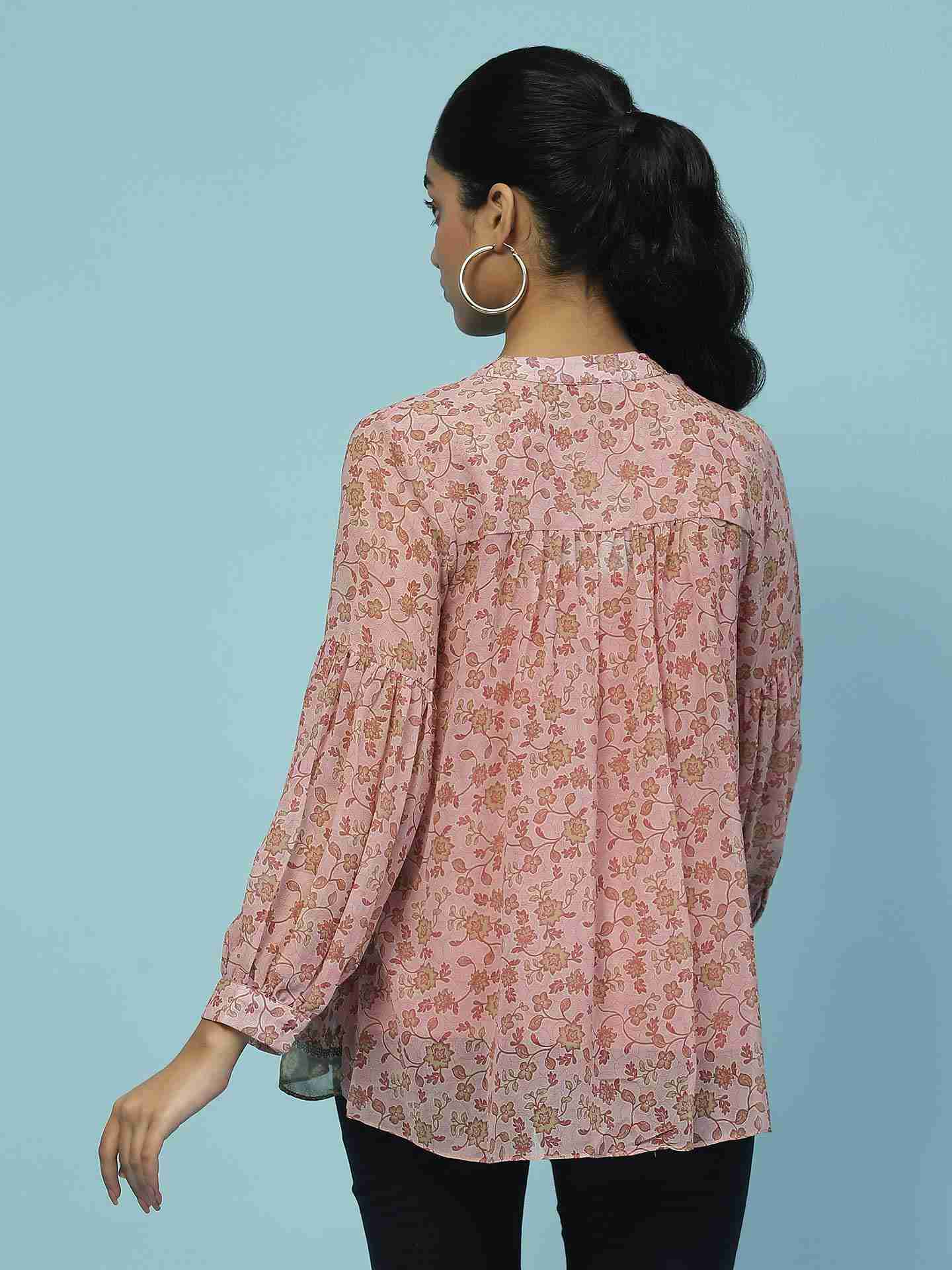 Pink James Floral Top